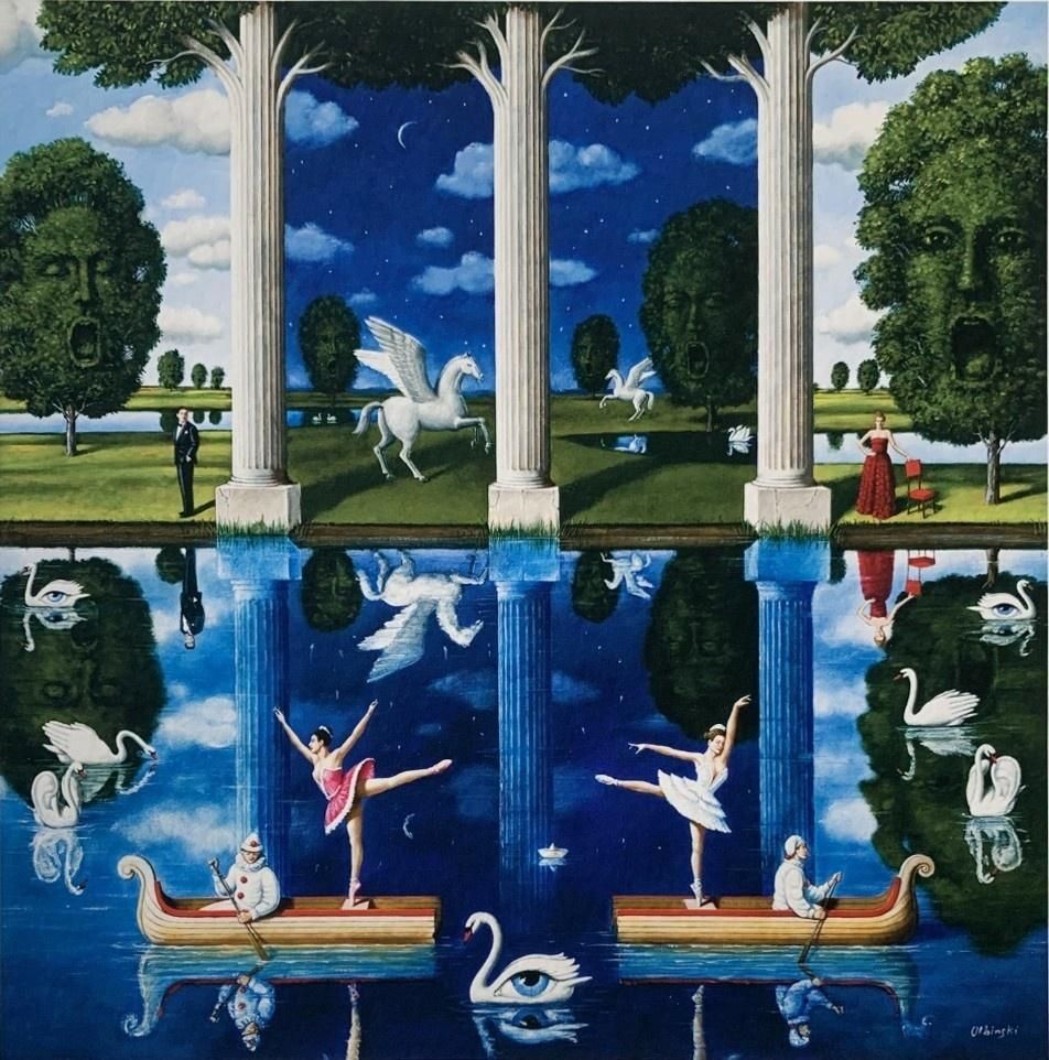 Rafał Olbińskimagic Of An Opera. Limited Edition Print Surreal Established Polish Artist2020