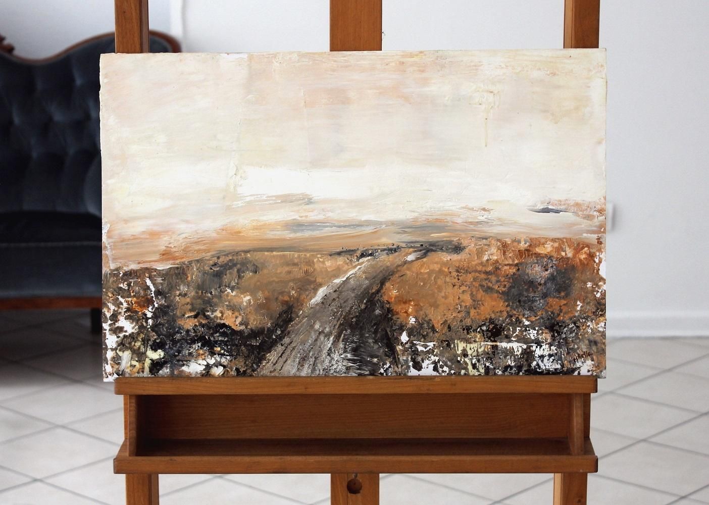 Monika Rossalandscape   Xxi Century, Contemporary Oil & Acrylic Painting, Abstraction2018 photo furniture