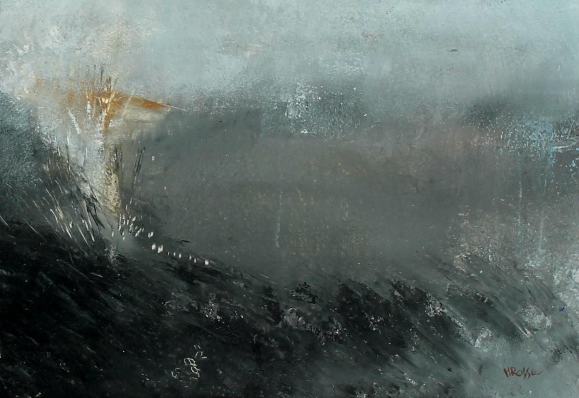 Monika Rossalandscape   Xxi Century, Contemporary Oil & Acrylic Painting, Abstraction2018 photo for sale