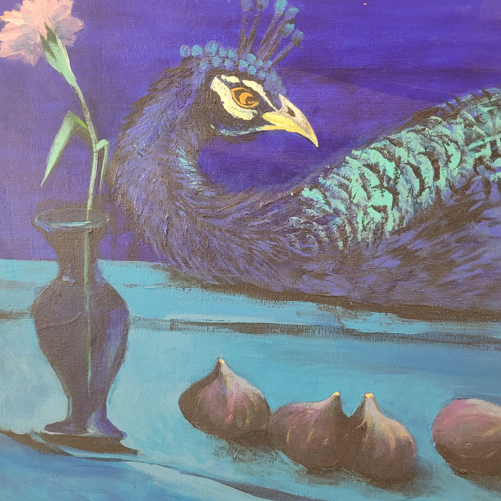 photo for sale Magdalena Nałęczgardens Of Delight I Xxi Century Figurative Oil Painting Animals Bright Colours2017