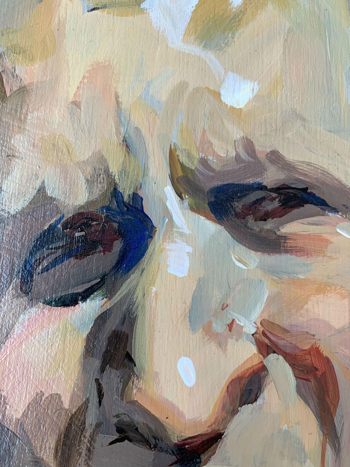 Janusz Szpytmourning At Gruszka's Place   Xxi Century, Contemporary Portrait Oil Painting2014 photo 1106.0