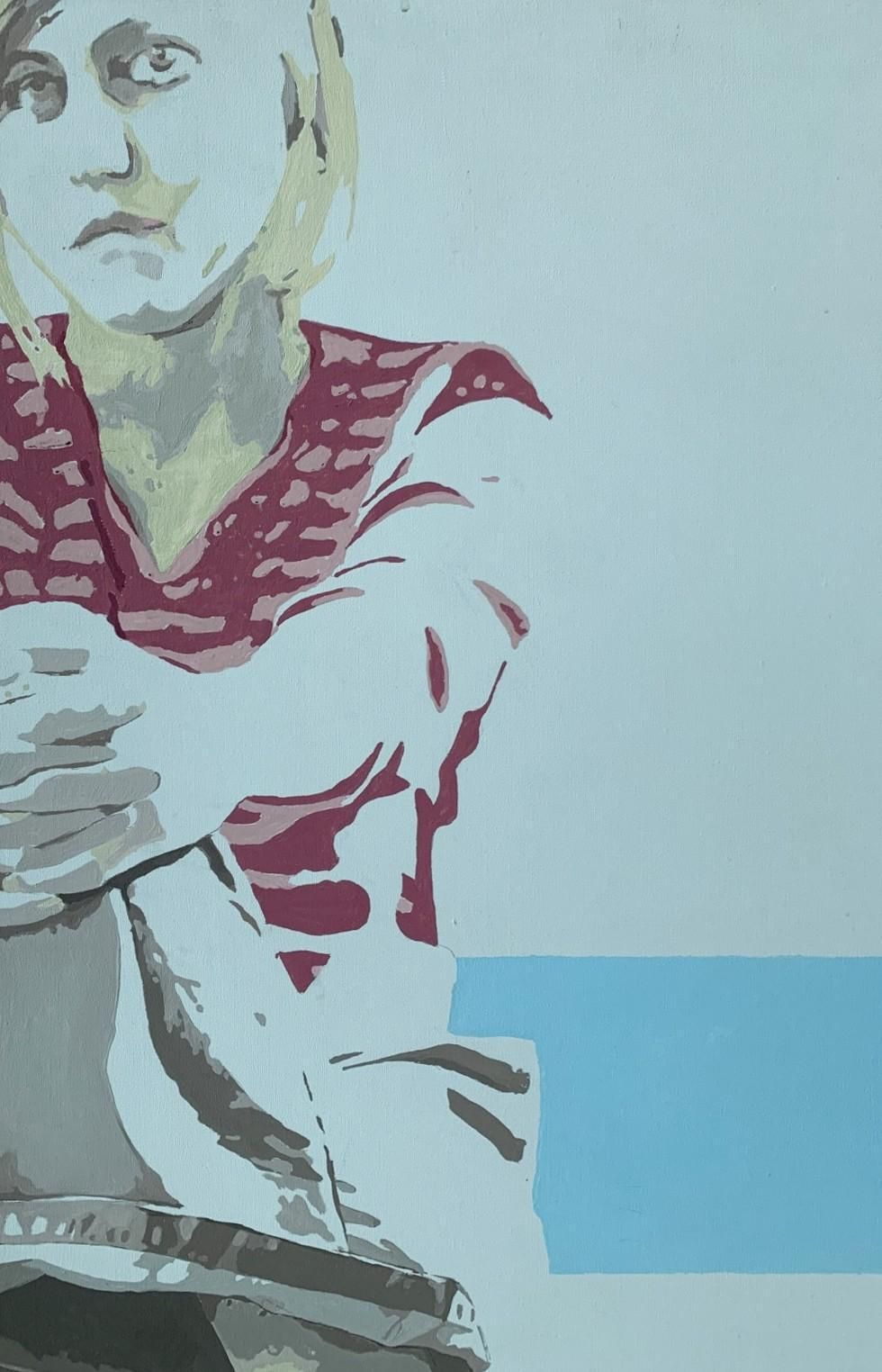 Joanna Woydaportrait   Xxi Century, Contemporary Figurative Acrylic Painting, Minimalism2005 photo 1276.0