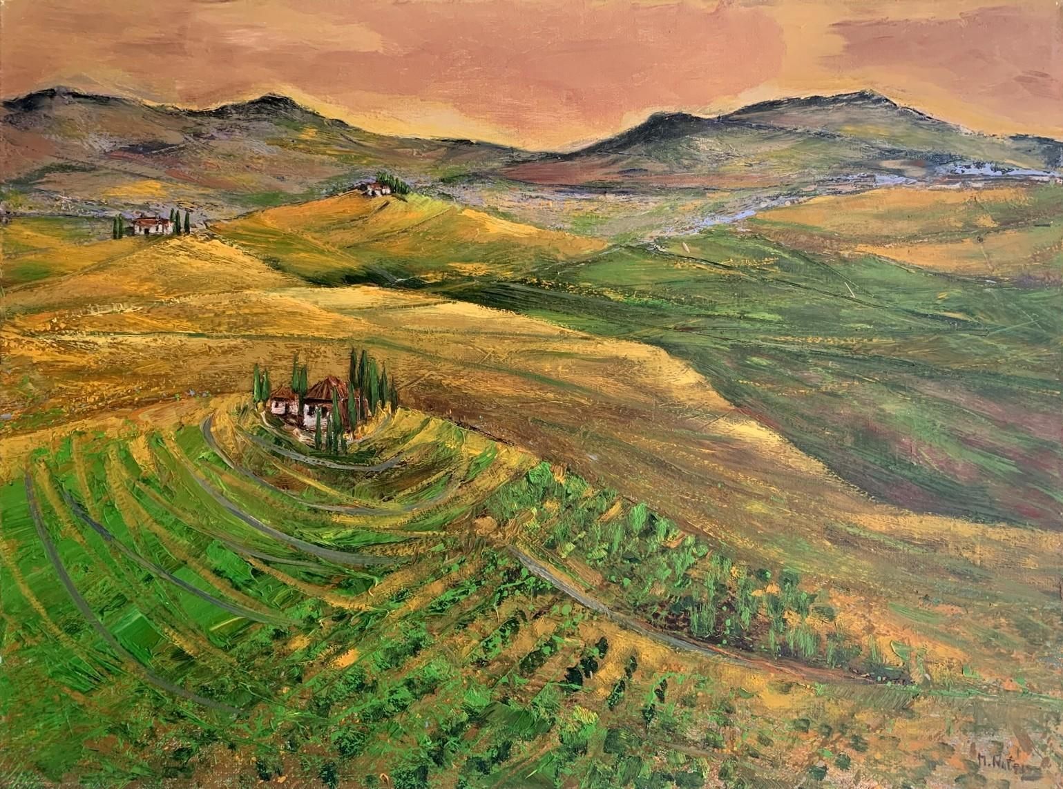 Magdalena Nałęczprovance 10   21st Century, Colourful Landscape, Polish Artist2014