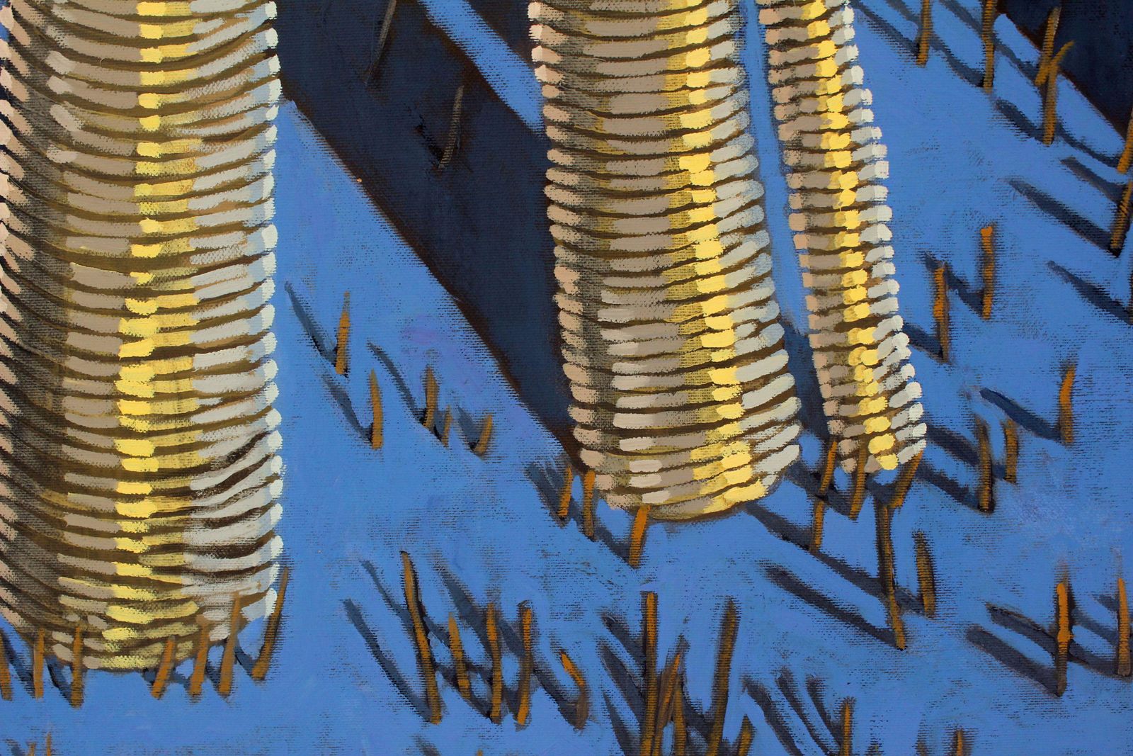 Sara Jaskiewiczrings 14   Contemporary Acrylic Painting, Colorful, Vibrant, Ornaments, Patterns2006 photo 1276.0