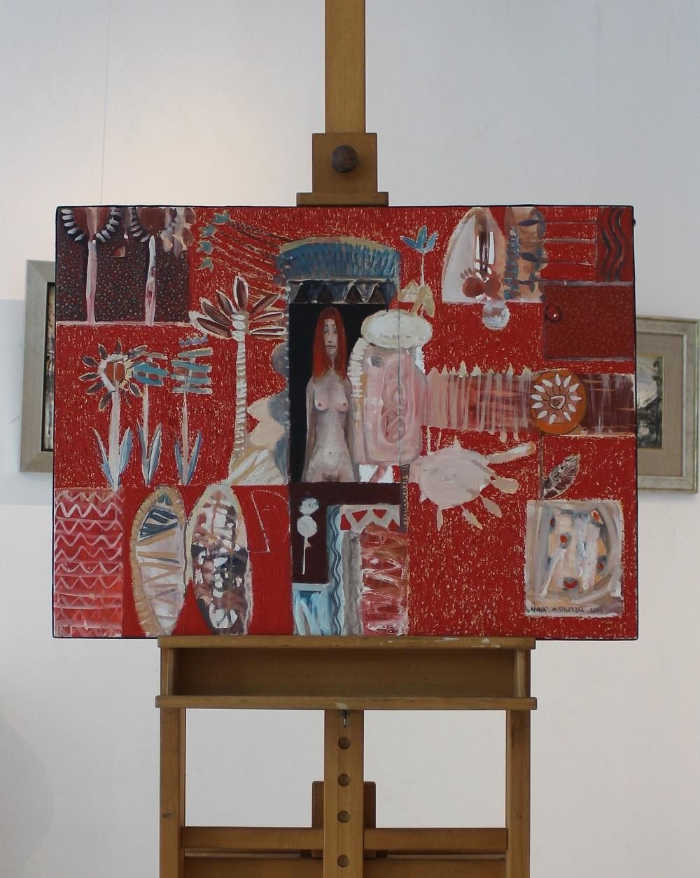 Michal Sikorskianna   Xxi Century, Contemporary Abstract, Figurative Acrylic Painting, Textured2007 photo vinterior