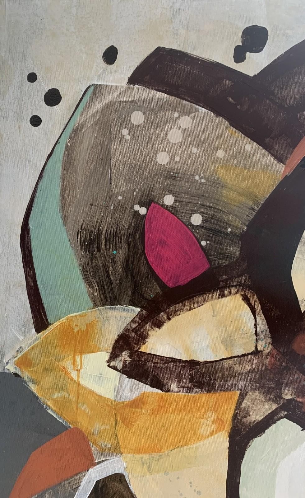 Anna Masiul Gozdeckalotus   Contemporary Abstract Painting Acrylics, Polish Artist2023 photo for sale