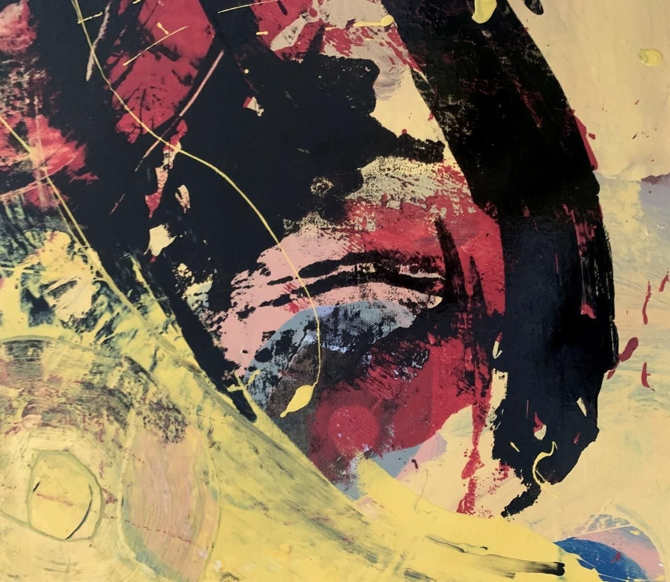 Monika Rossaabstraction. Contemporary Abstract Oil Painting, Colorful, Dynamic, Polish Art2023 photo 1531.0