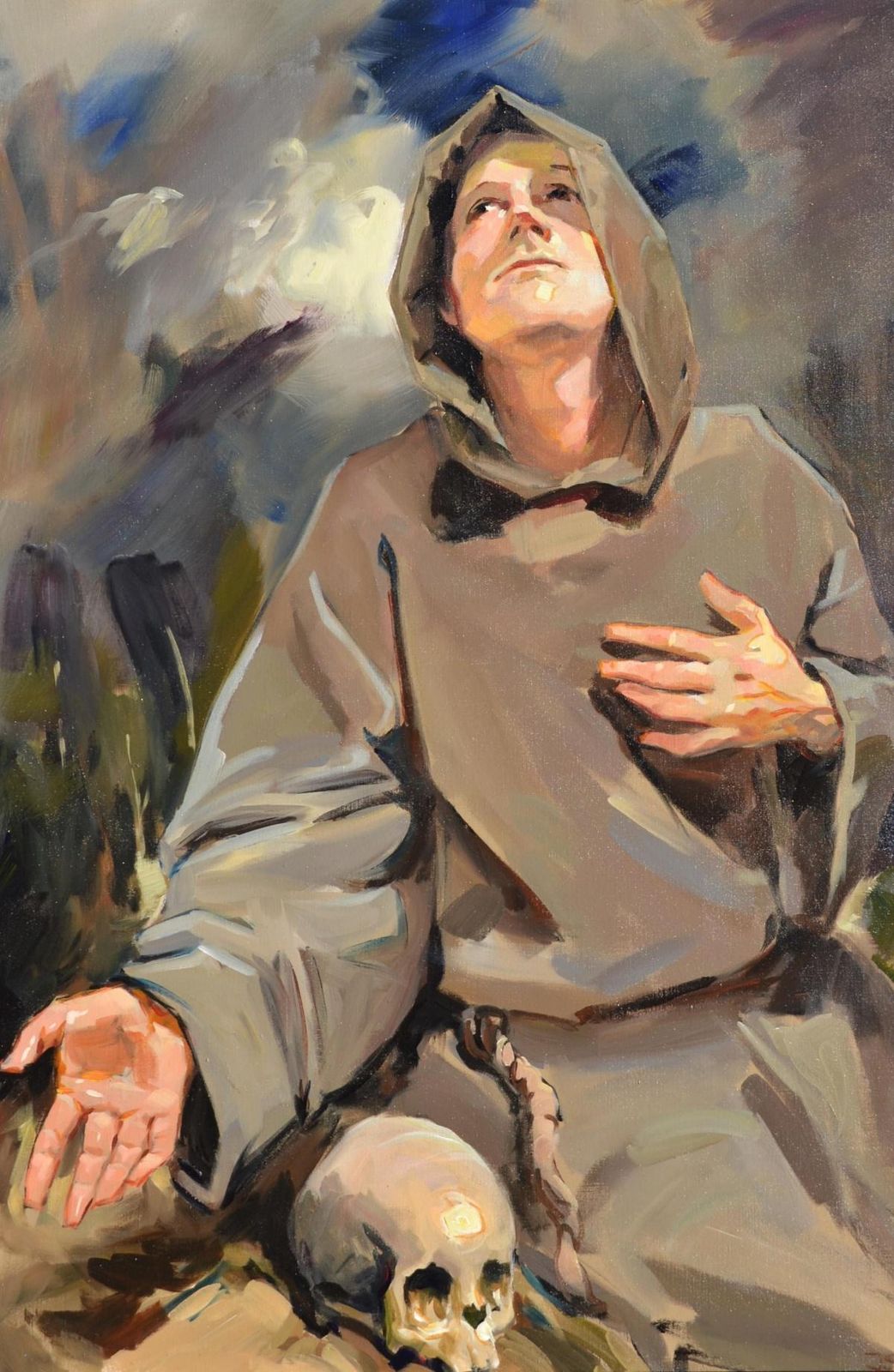 Janusz Szpytst Francis   21 Century, Contemporary Portrait Oil Painting, Realistic2015