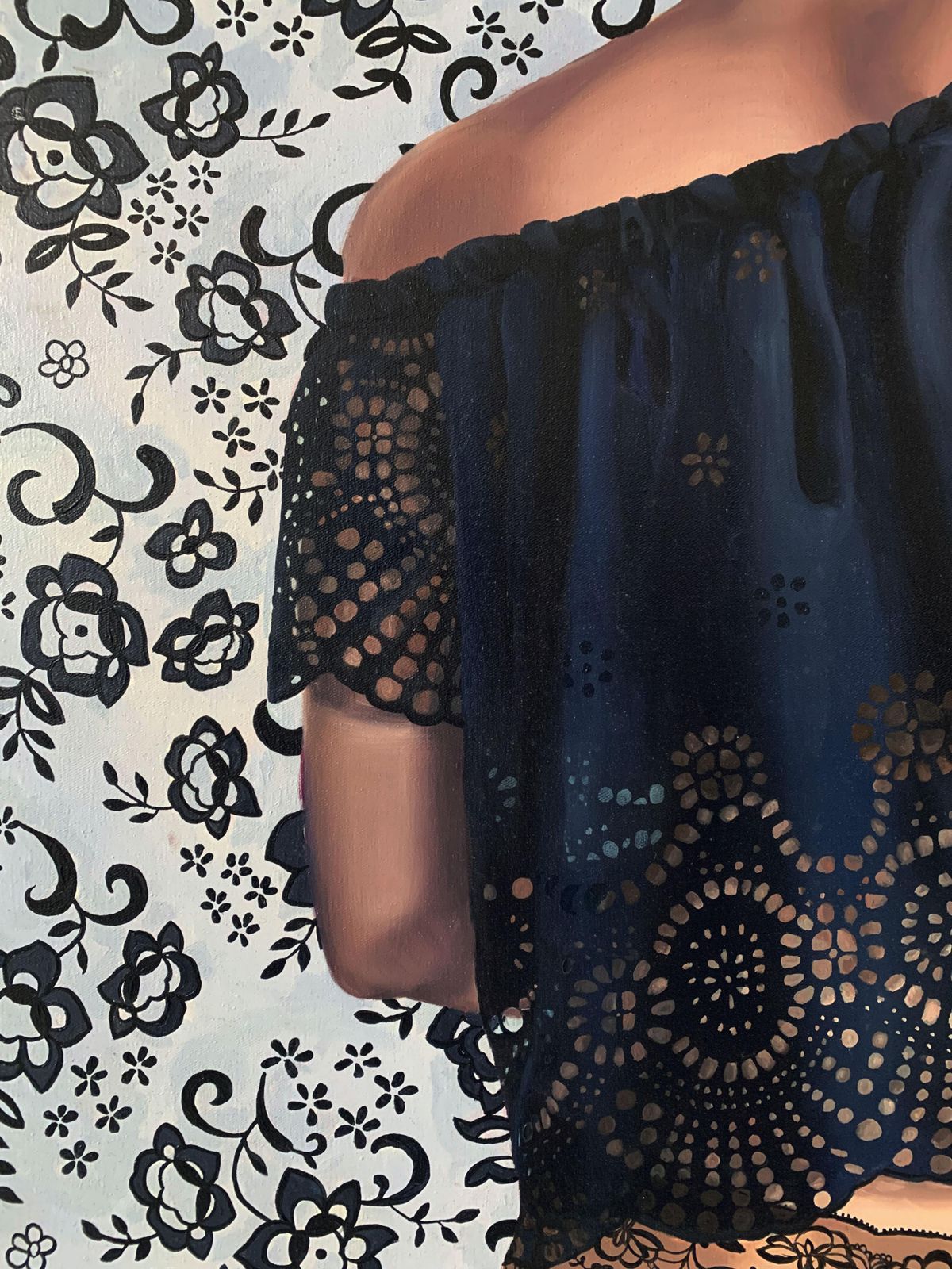 Aleksandra Kaliszchange   Polish Young Art, Realism, Photorealistic Oil Painting, Woman2018 photo Art
