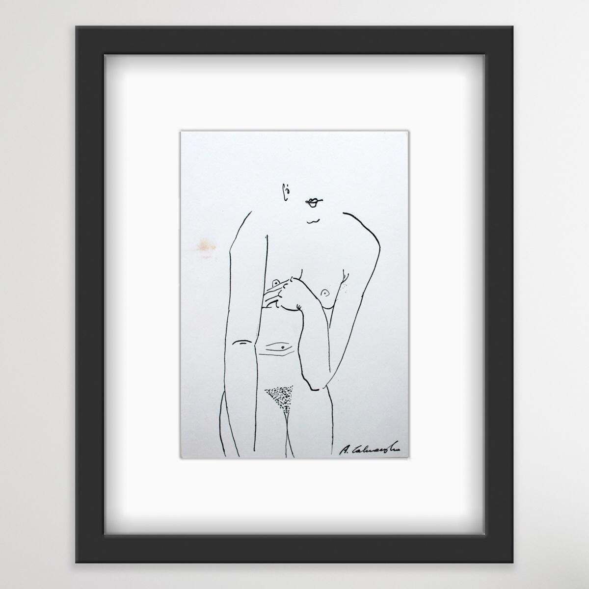 Agnieszka Zakrzewskauntitled   Xxi Century, Contemporary Figurative Ink Drawing, Female Nude2011 photo 128.0
