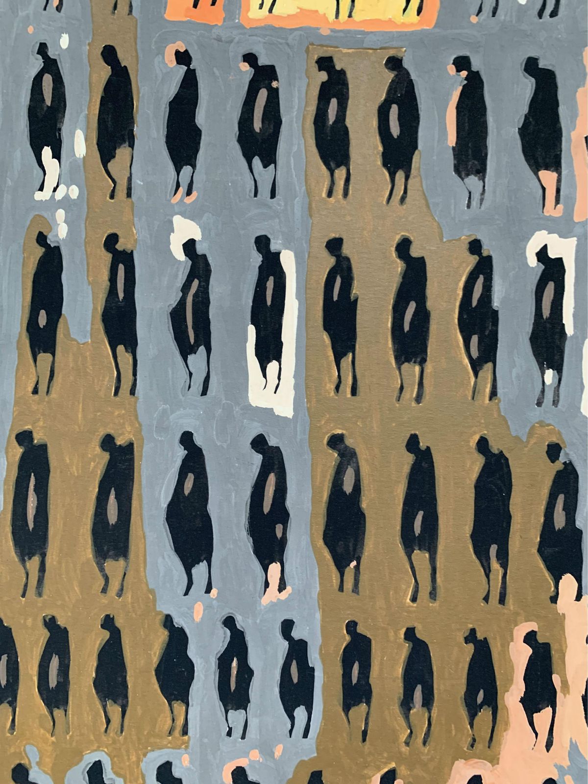 Aleksander Grzybekuntitled   Xxi Century, Gouache Painting, Figurative, Portraitca. 2005 photo for sale