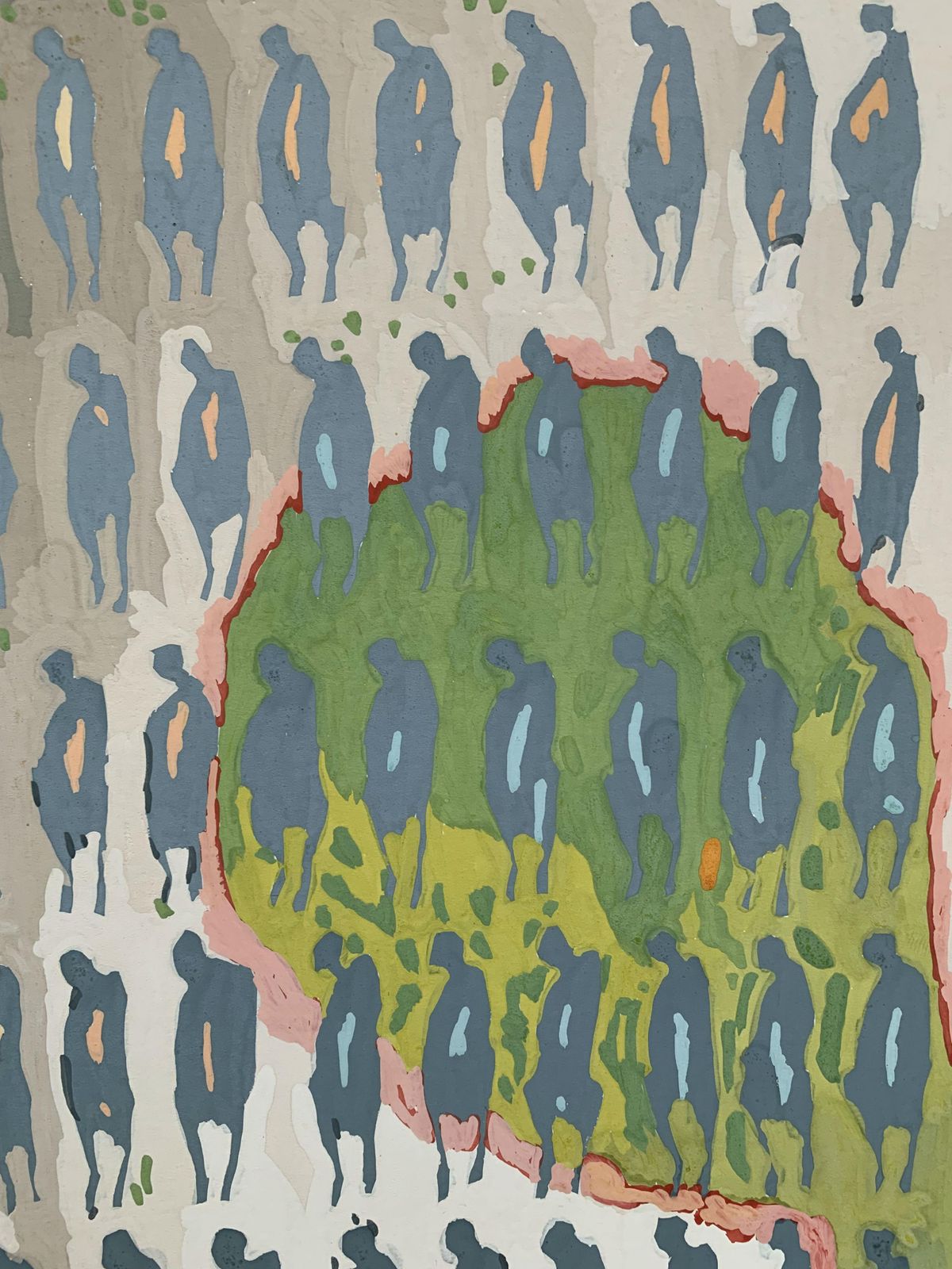 Aleksander Grzybekevening Passes   Xxi Century, Gouache Painting, Figurative2005 photo Art