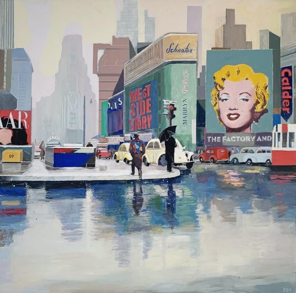 Danuta Dąbrowska Siemaszkiewicznew York City   Contemporary Figurative Painting, Pop Art, Polish Artist2023