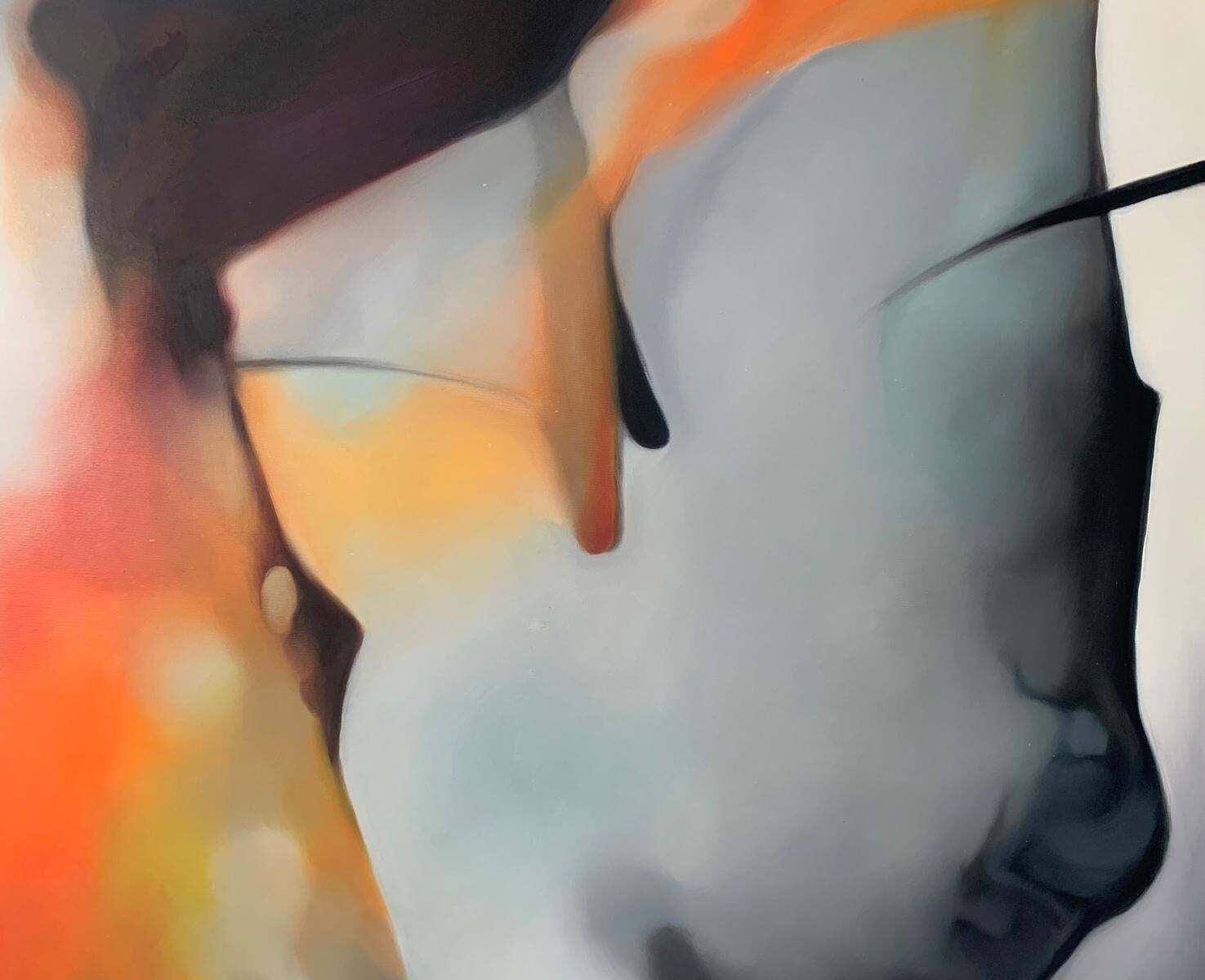 Klaudia Latauntitled. Contemporary Oil Abstract Painting By Polish Young Artist, Big Format2023 photo furniture