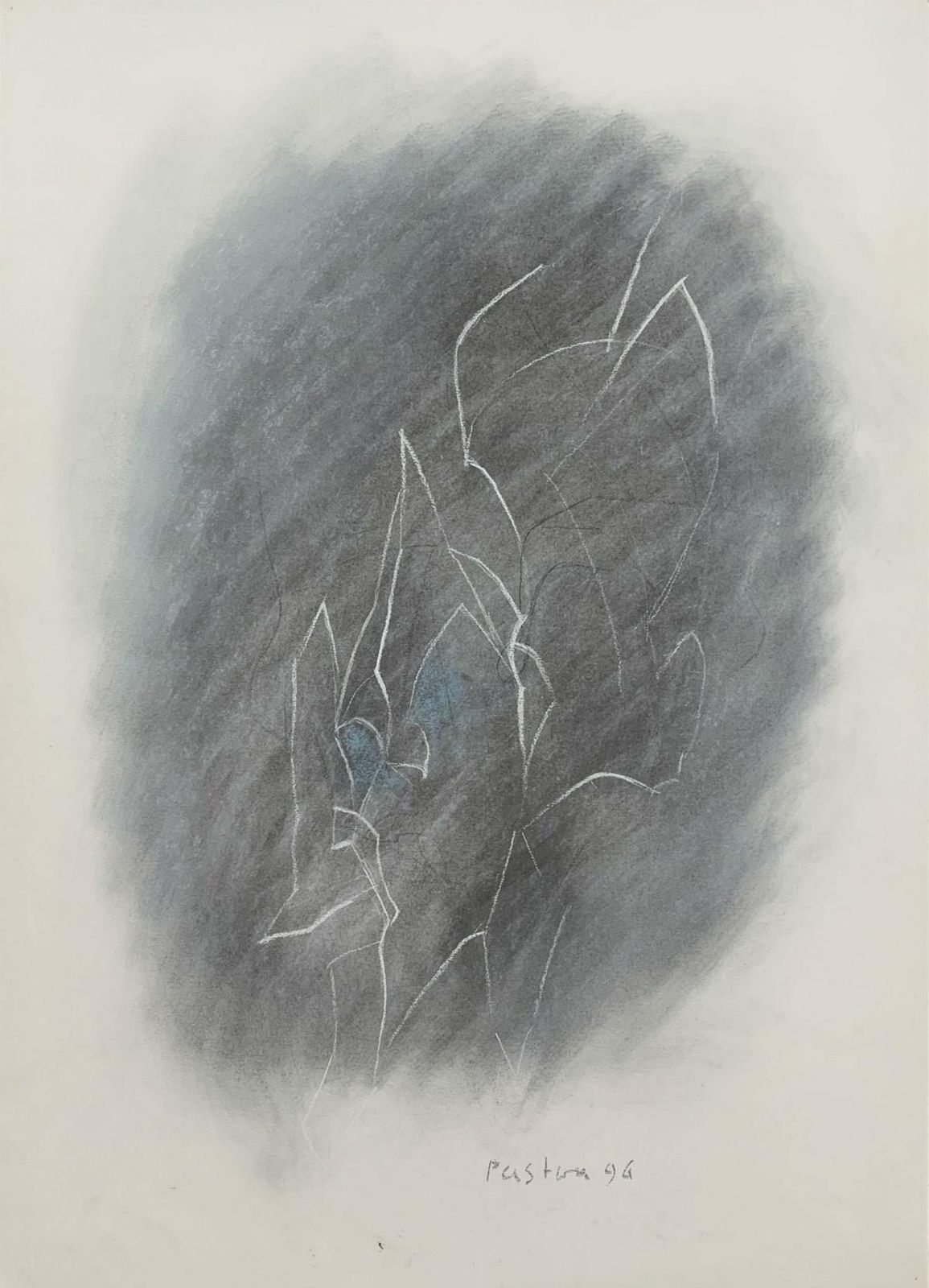 Antoni Janusz Pastwauntitled   Contemporary Mixed Media Drawing, Figurative, Monochromatic1996