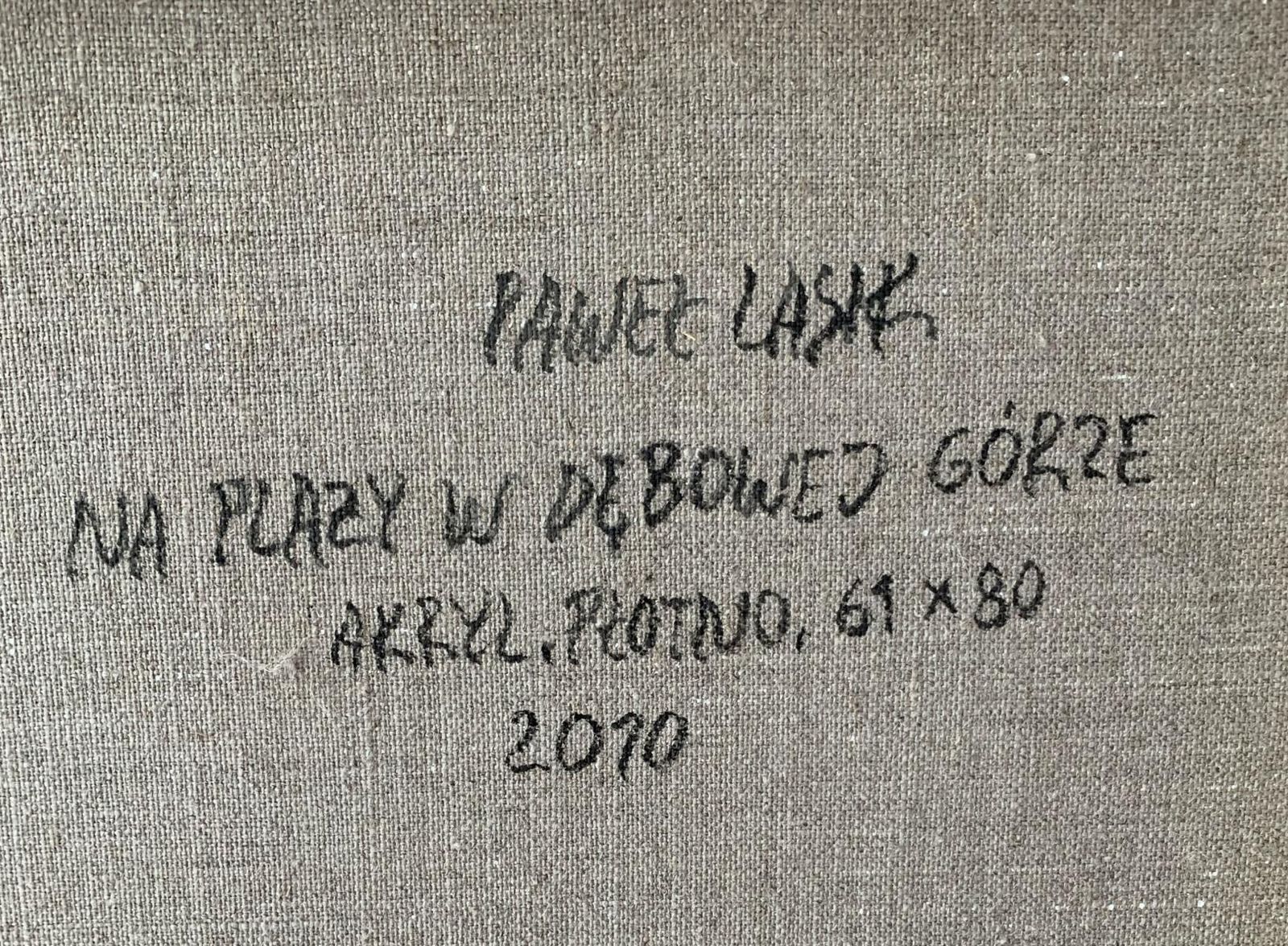 Paweł Lasikbeach In Dębowa Góra   Xxi Century, Figurative Painting, Pastel Colours2010 photo vintage