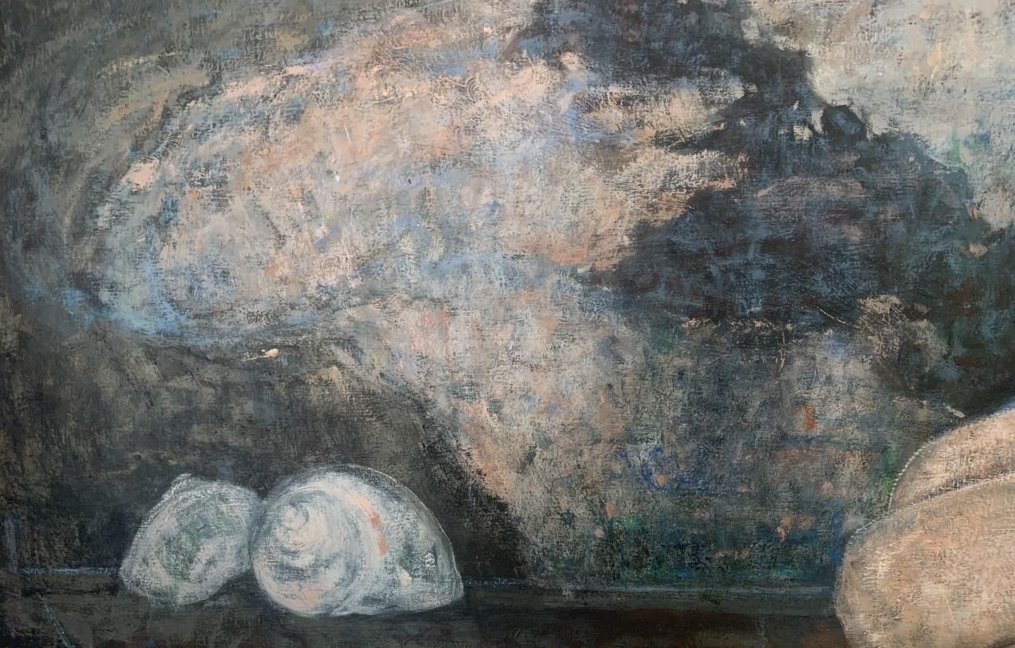 Katarzyna Szydlowskanostalgy. Contemporary Figurative Oil Painting, Subtle Female, Polish Artist2002 photo for sale