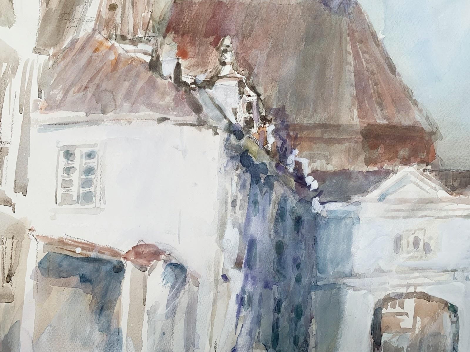 Włodzimierz Karczmarzykwarsaw   Figurative Watercolor, Architecture, Realistic, Classic, Polish Artist2001 photo Art