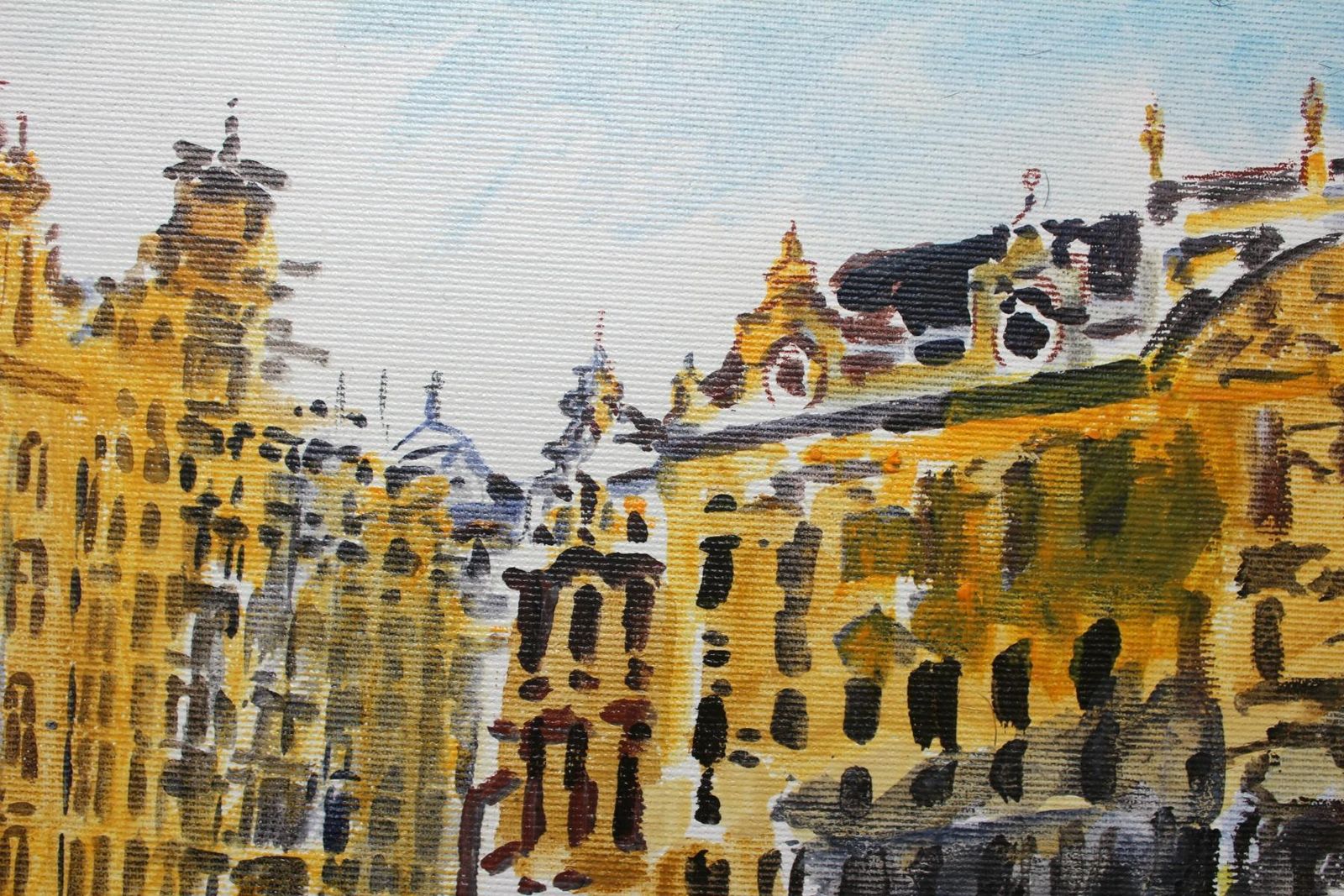 Włodzimierz Karczmarzykbrussels The Palace Of Dukes Of Brabant   21 Century Acrylic Painting2016 photo Art