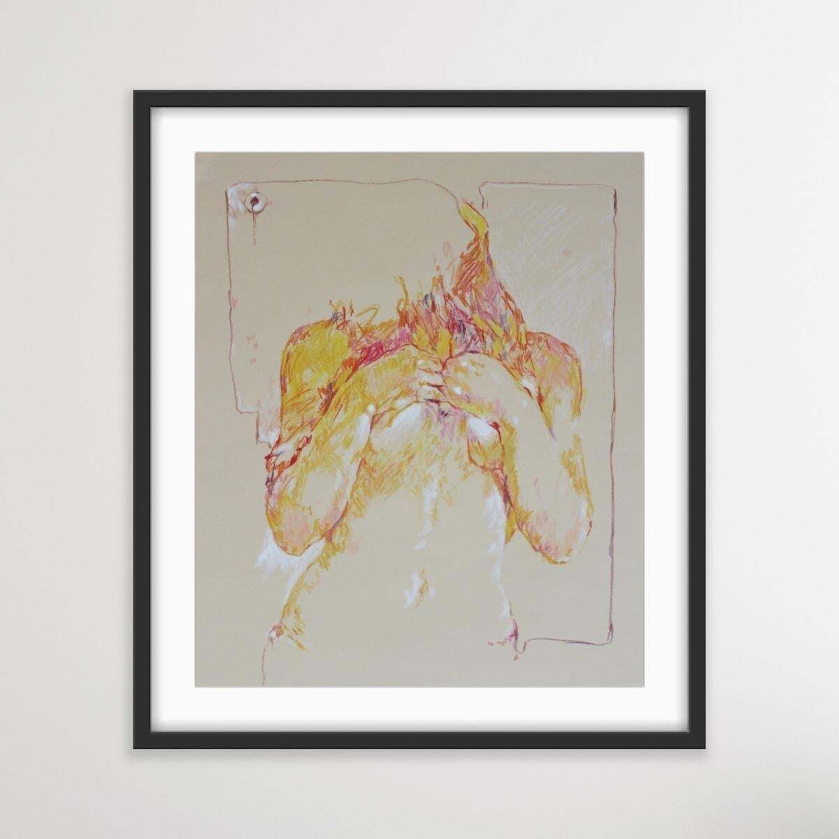 Leszek Zegalskia Nude. Contemporary Drawing, Female Nude, Polish Artist2018 photo Art
