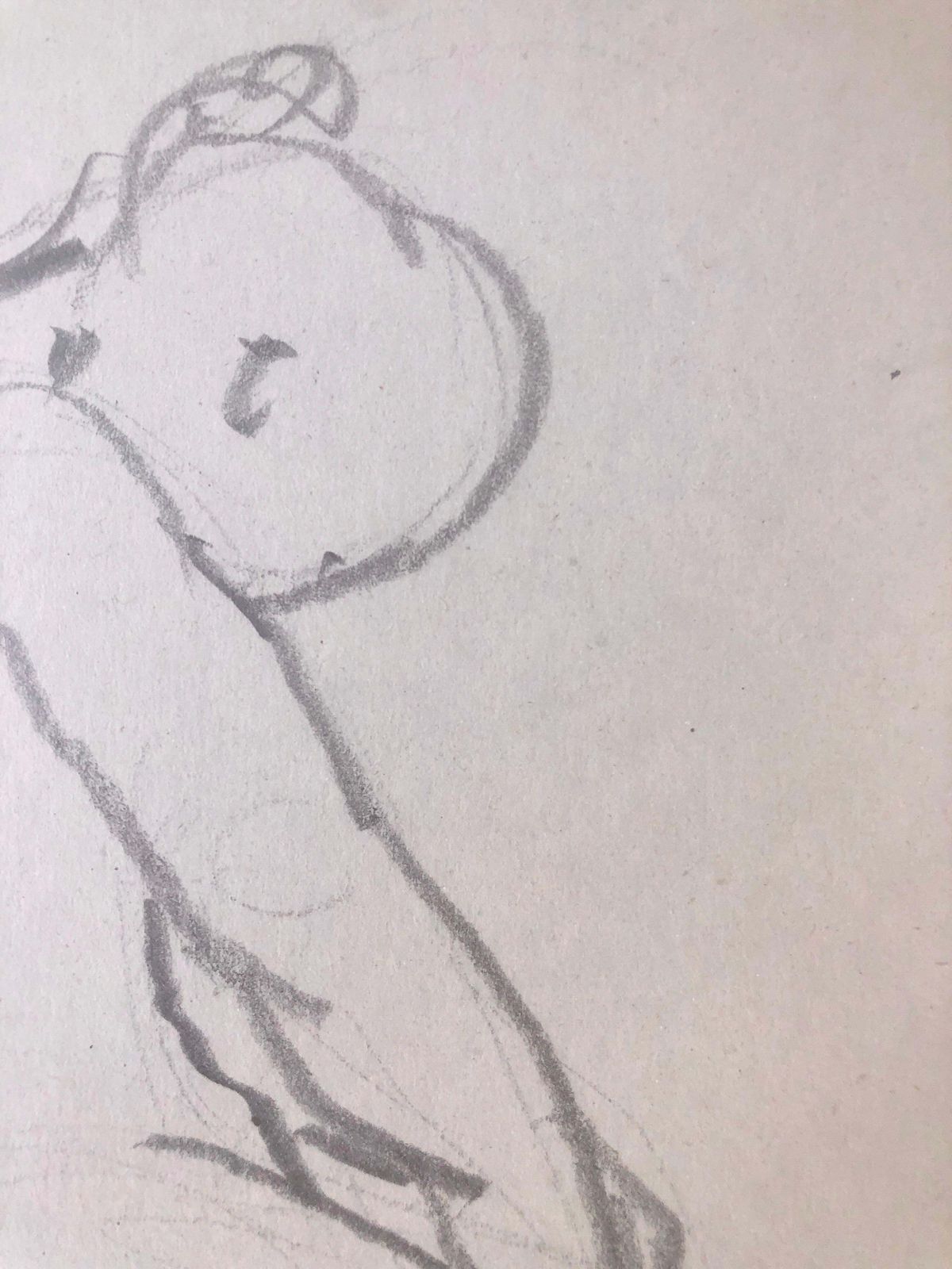 Jose Antonio Herrera Alcazar Nude Woman Pencil On Paper Artwork 2015 photo Art