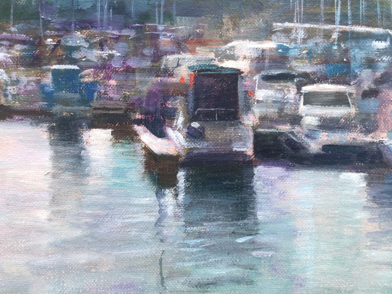Domingo Alvarez Gomez Seascape Spain Oil On Canvas Painting Ship Sc.2000 photo for sale