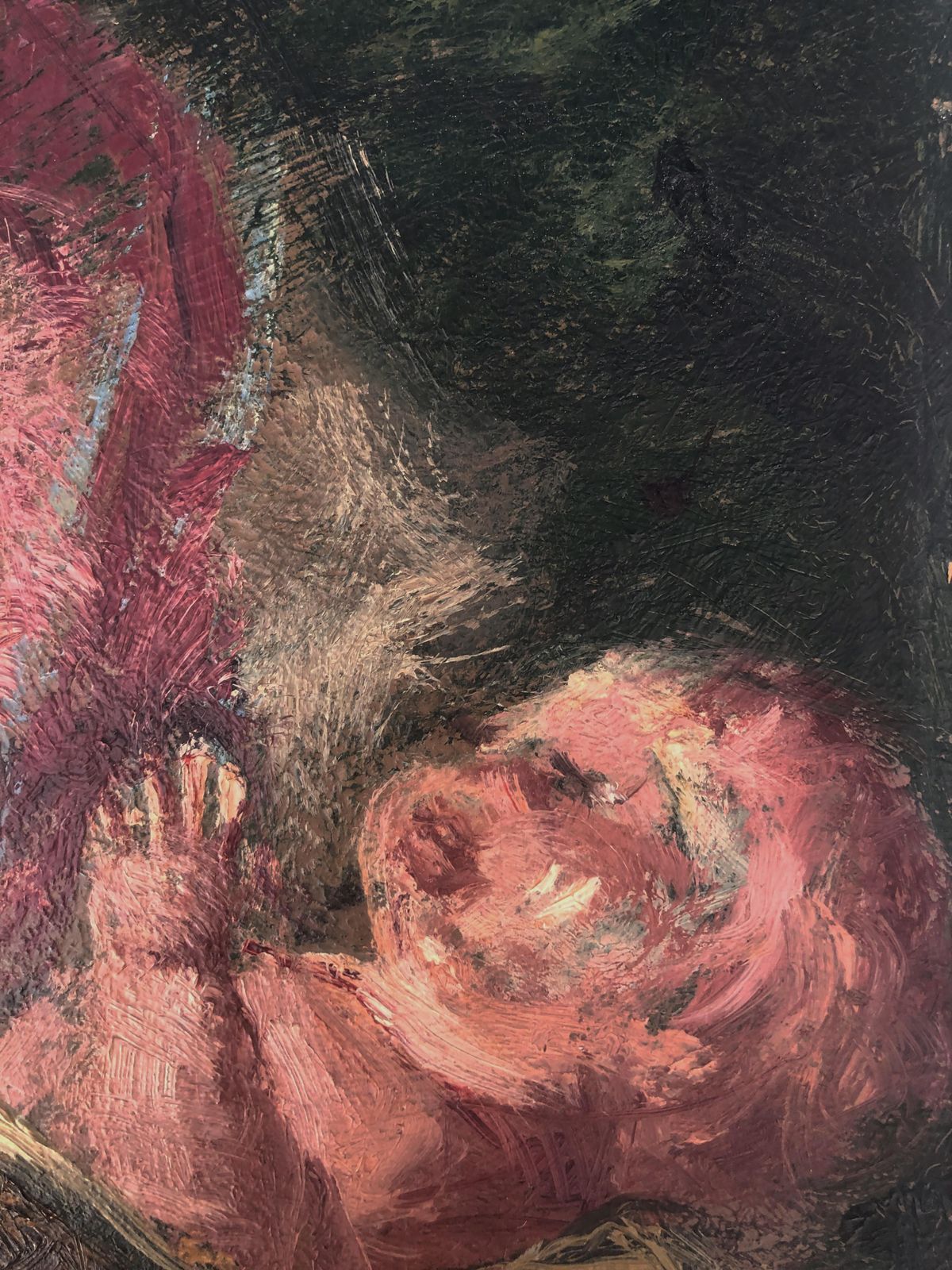 Amadeo Freixas Vivo Young Girl With Baby Oil Painting 1970s Spanish Impressionist Portrait Emotional photo Art