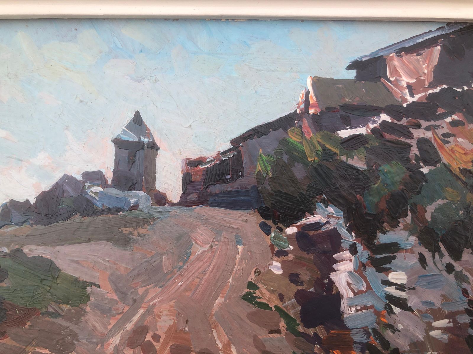José María Vila Cañellas Canyelles Sitges Spain Landscape Original Oil On Board Painting 1973 photo 500.0