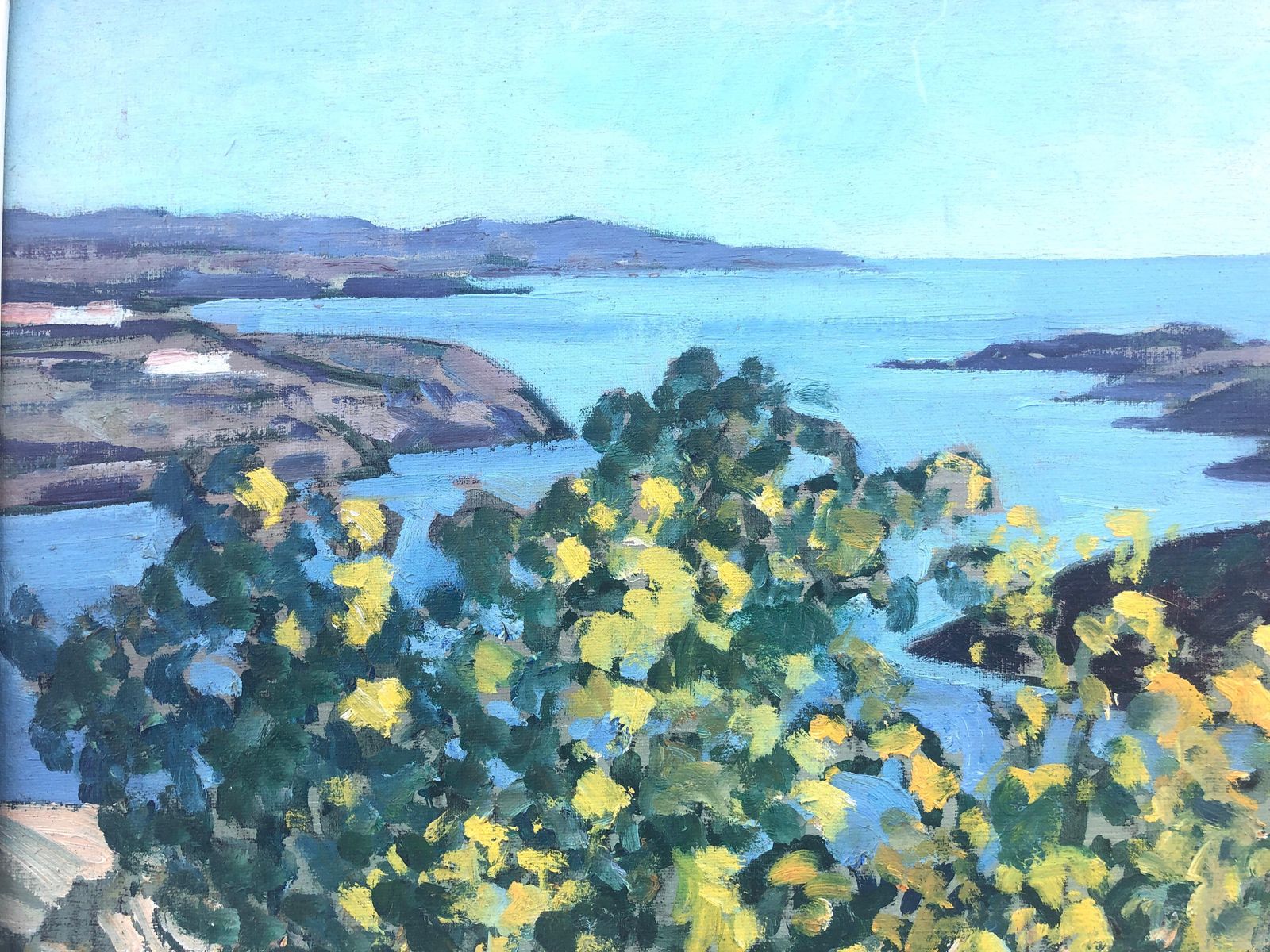 Rafael Duran Benet Costa Brava Olieverfschilderij Spaans Zeegezicht Mediterraan Europese Kunst Ca. 1990 photo buy