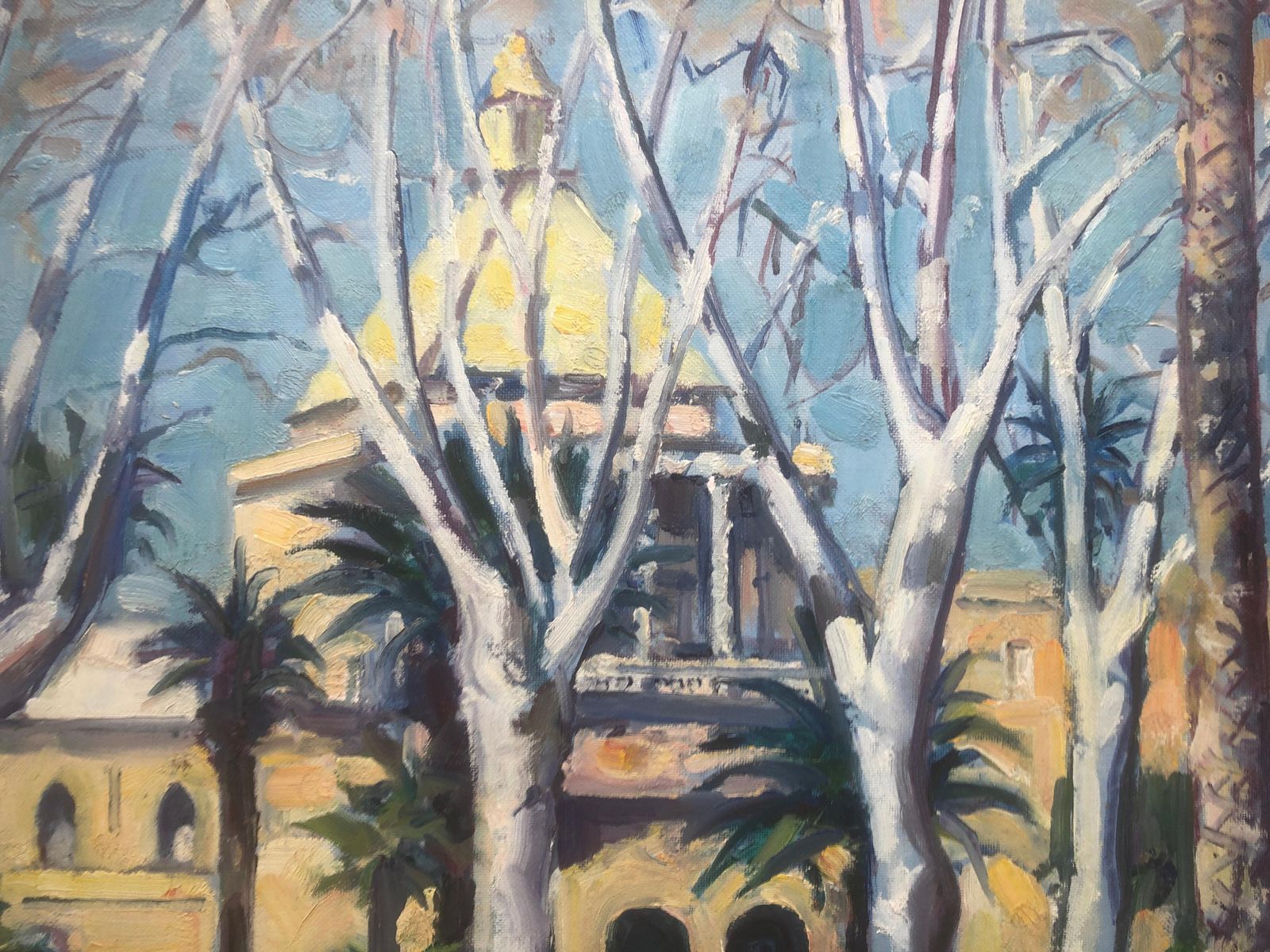 Rafael Duran Benet Palermo Sicily Italy Oil Painting Mediterranean Landscape 2002 photo buy