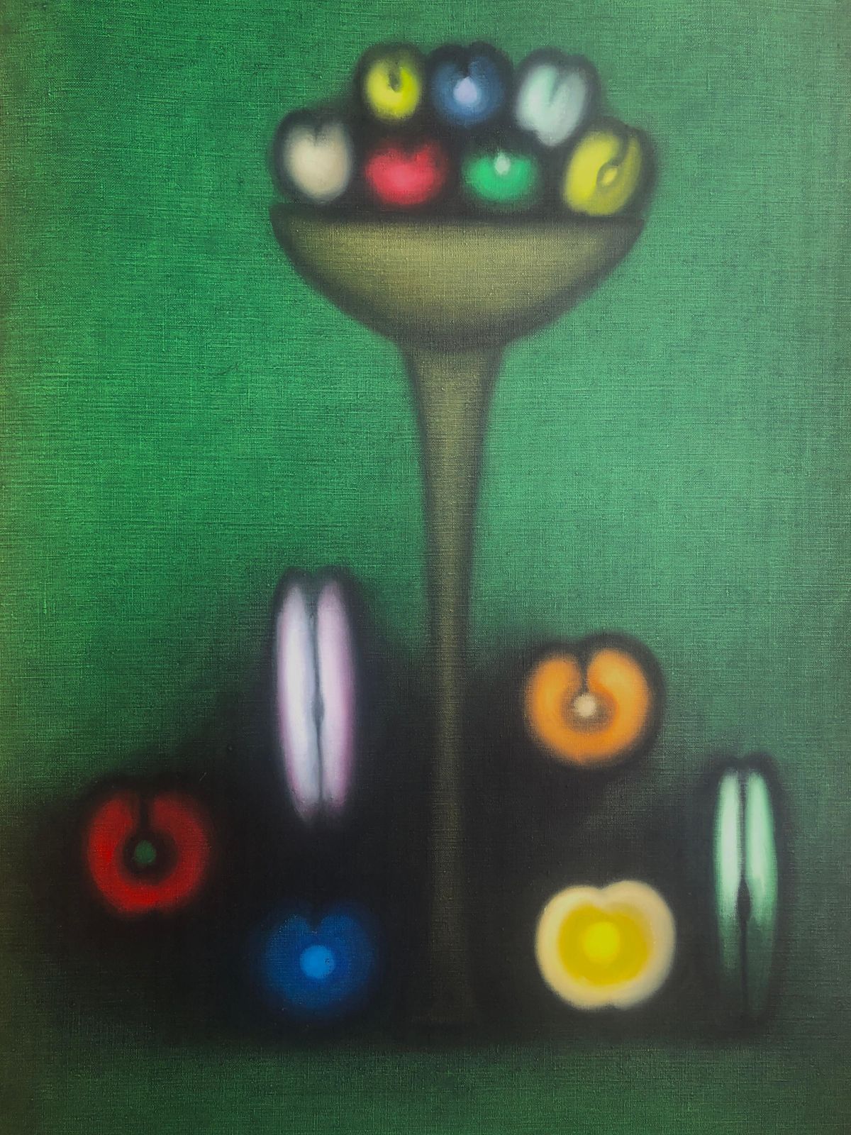 Josep Navarro Vives Still Life Oil On Canvas Painting Sfumato 1994 photo buy