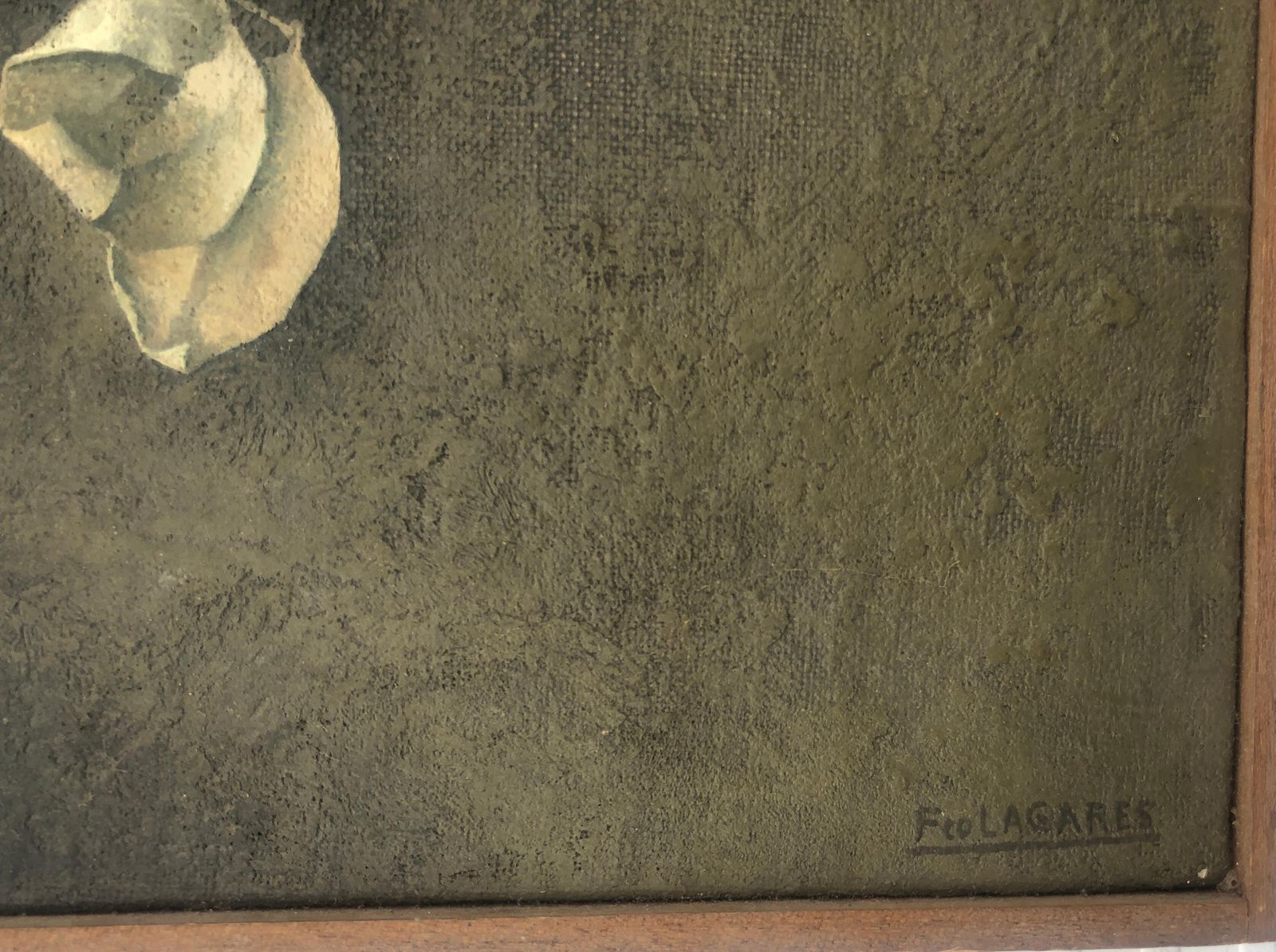 Paco Lagares Ropes Oil And Assemblage On Board Contemporary Art C.1980 photo for sale