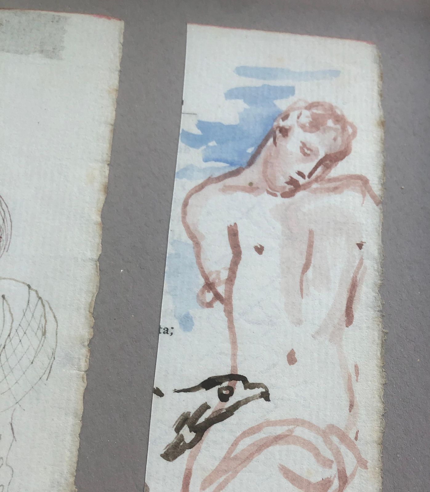 Pere Pruna Y Ocerans Four 1945 Female Nude Ink Drawings Catalan School école De Paris Style 1945 photo vinterior
