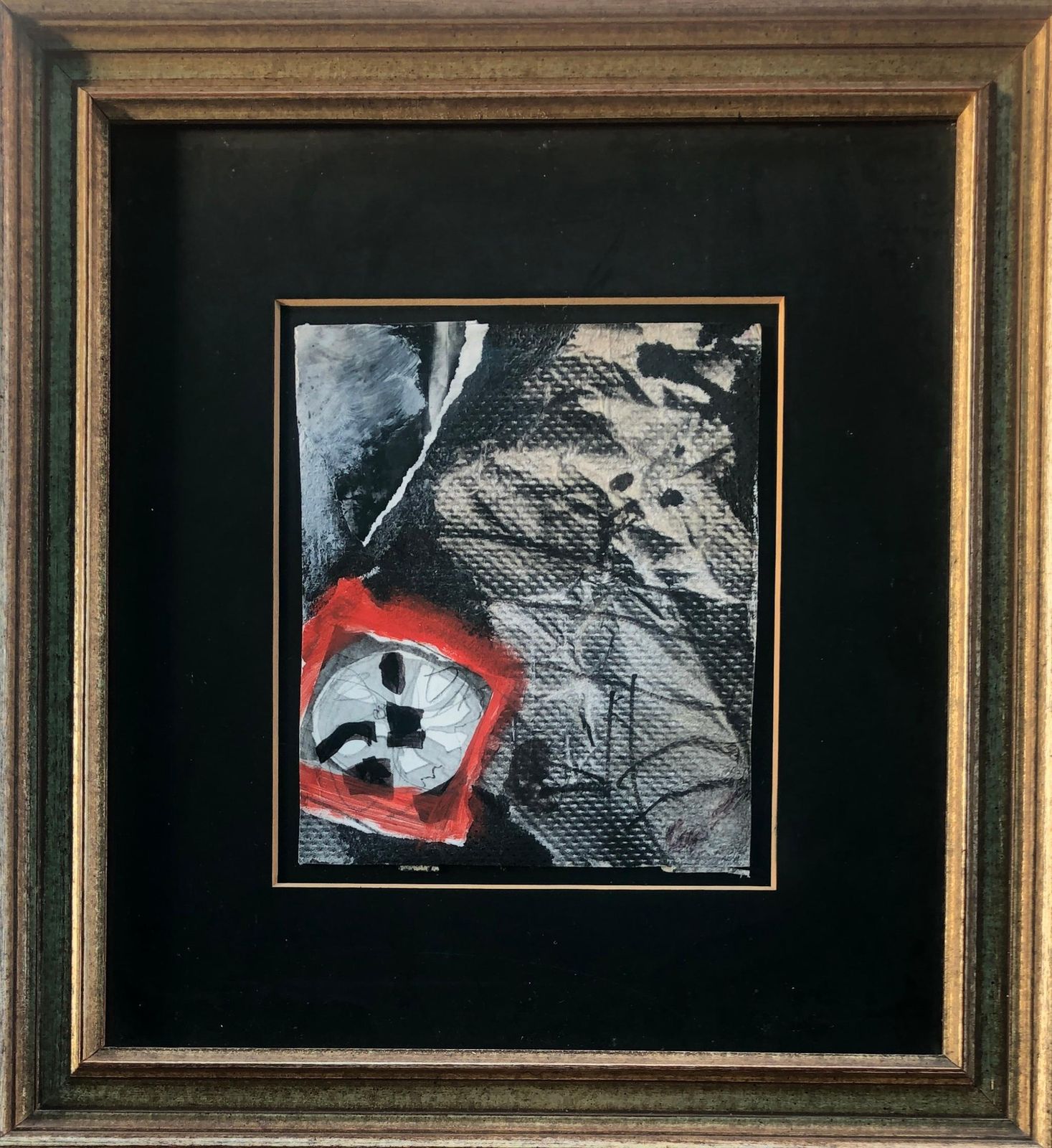 Antoni Clavé Painting Collage Abstract Antoni Clave 1983 photo furniture
