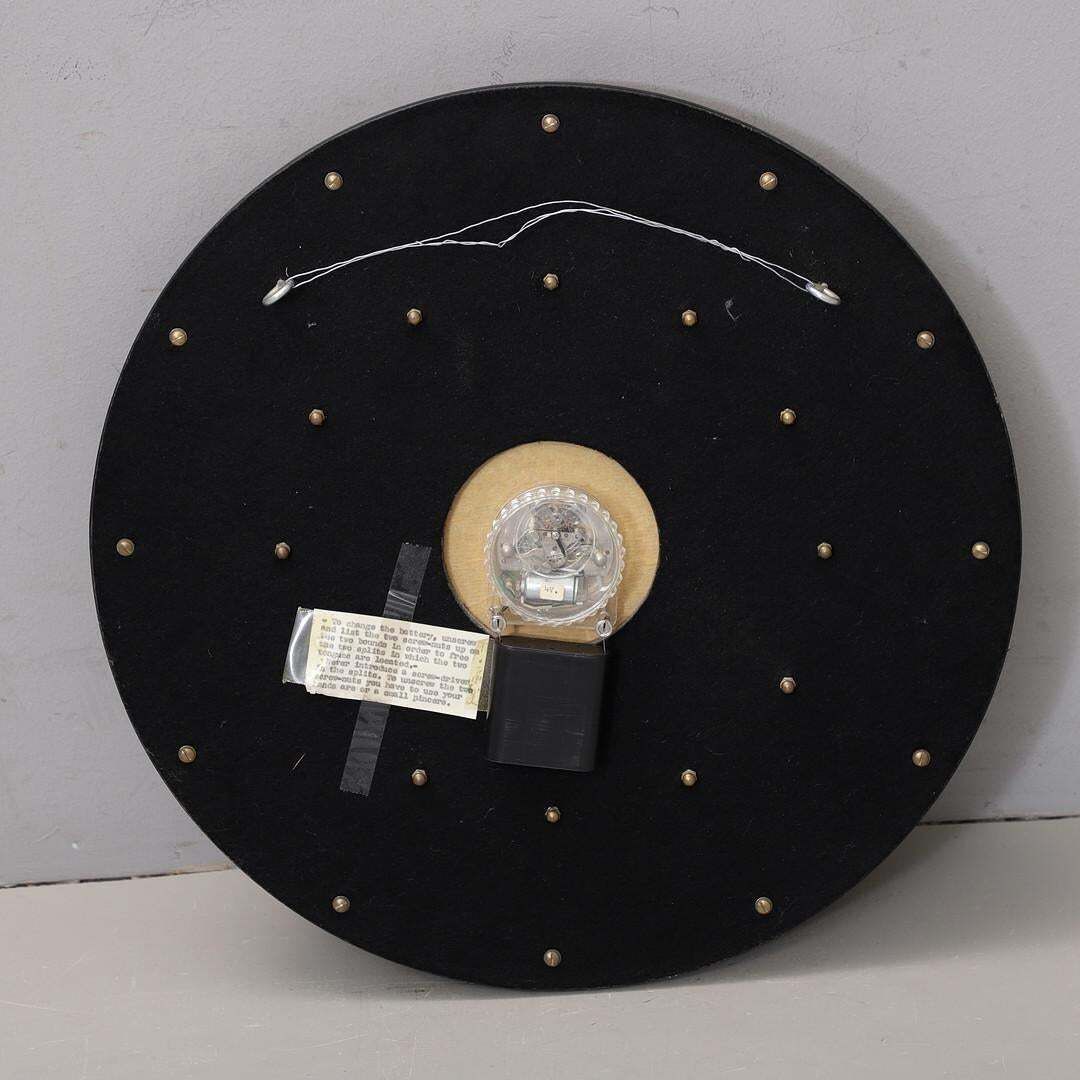 Huge Midcentury Wall Swiss Made Clock By Reform Brevet photo Home Decor