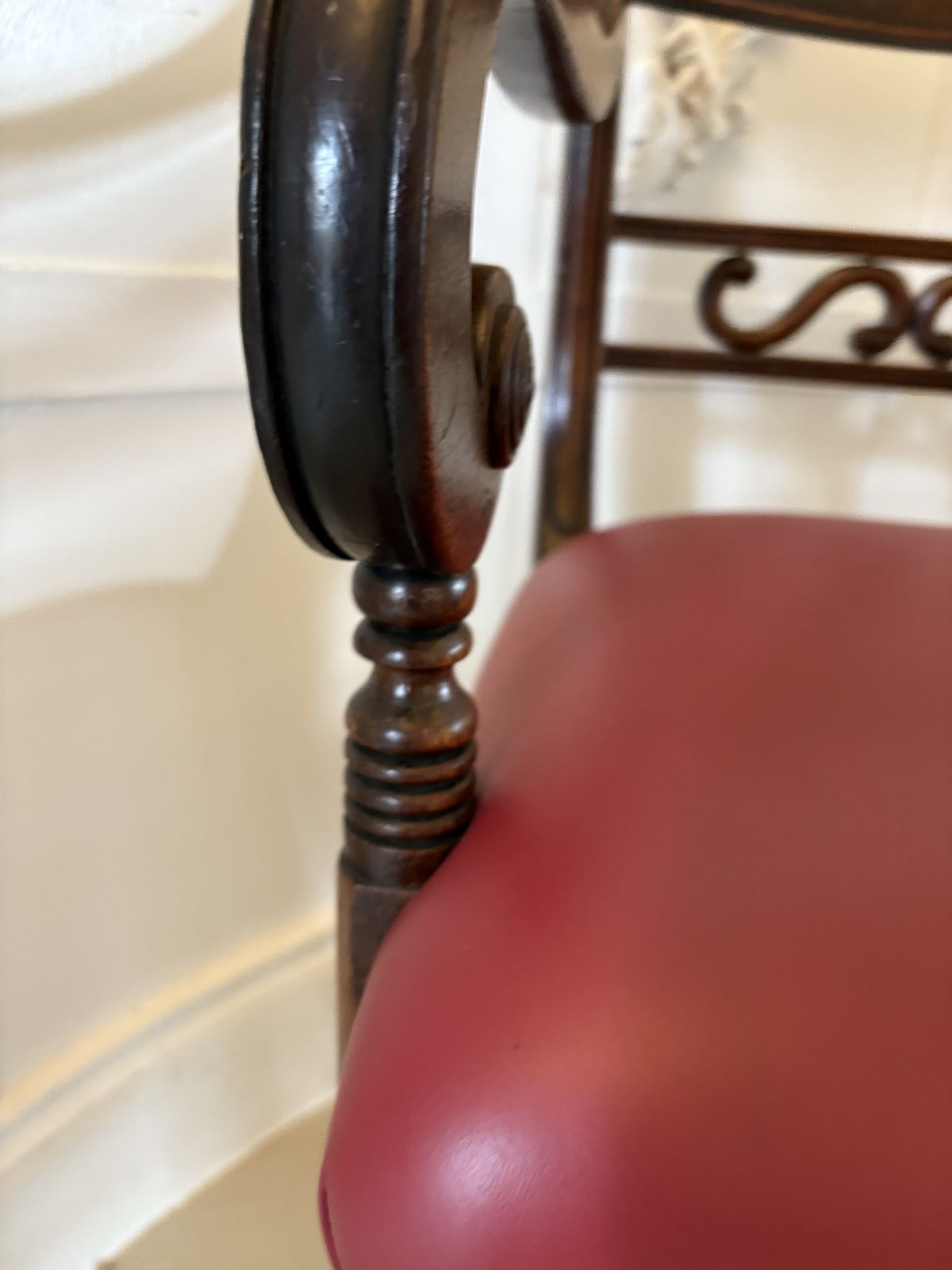 Pair Of Antique Quality Mahogany Desk Chairs photo buy