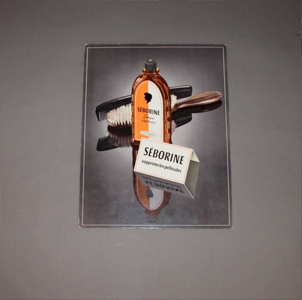 French Hairdressng Advert 50s Seborine photo furniture