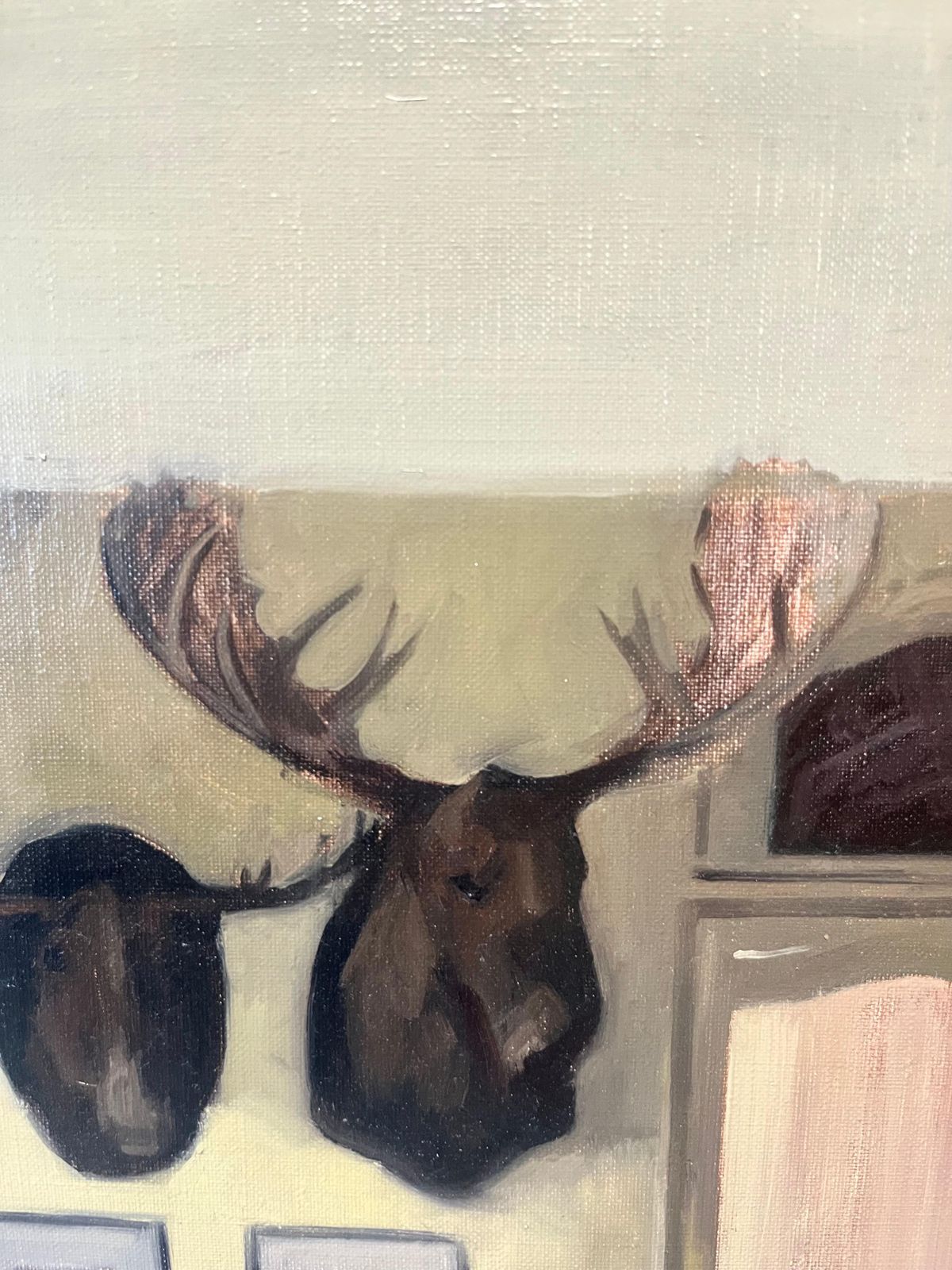 Luisa Albert"Hunter House" Oil Cm.50 X 35 2009 , Shipping Included2009 photo 3232.0