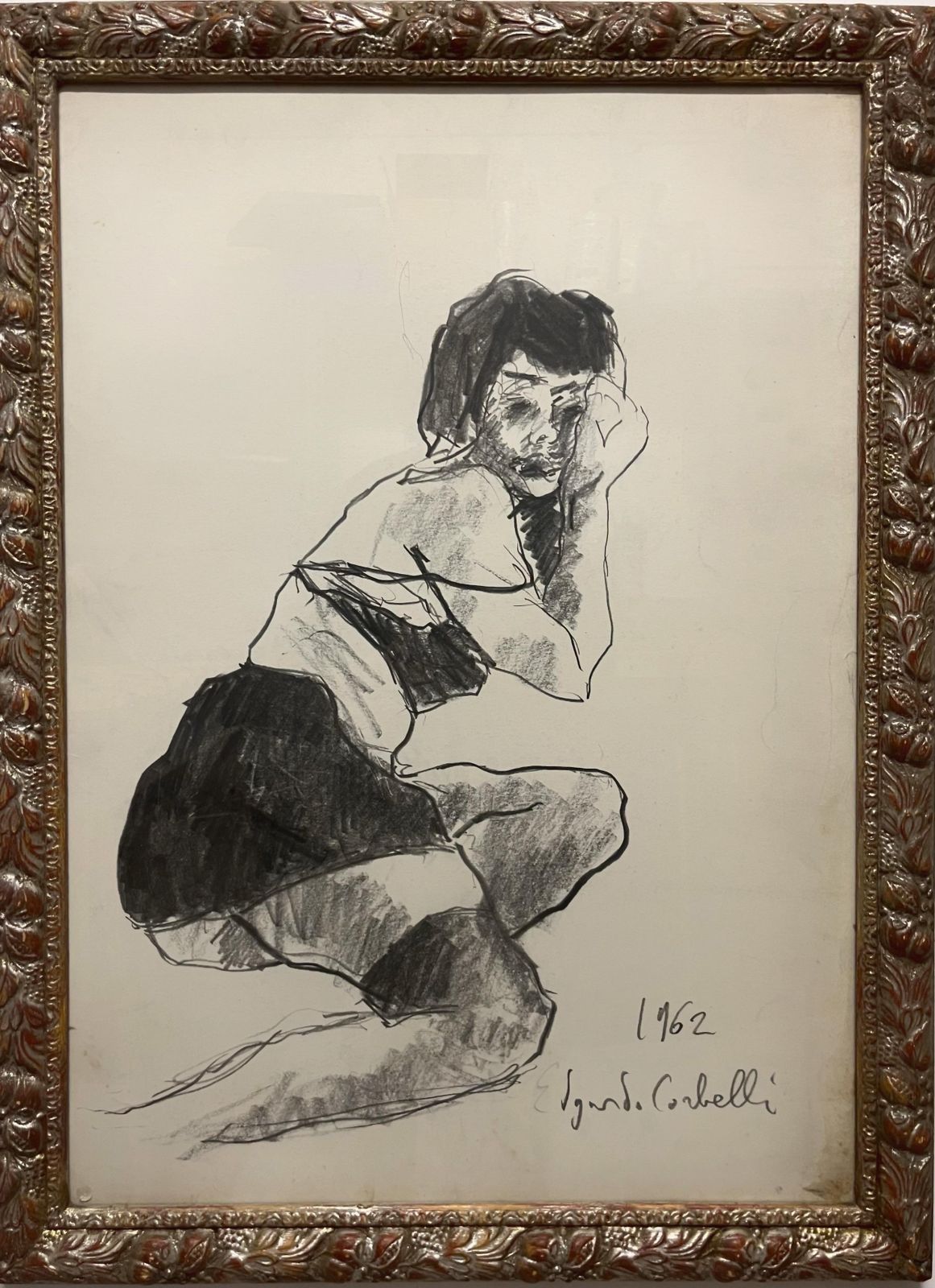 Edgardo Corbelli"Modella" Matita Cm. 50 X 70  19621962