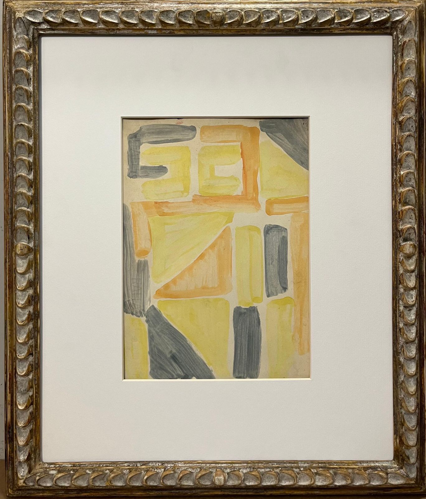 Edgardo Corbelli"Chromatic Research And Movement"Abstract, Yellow , Orange, Cm. 24 X 33 19541954