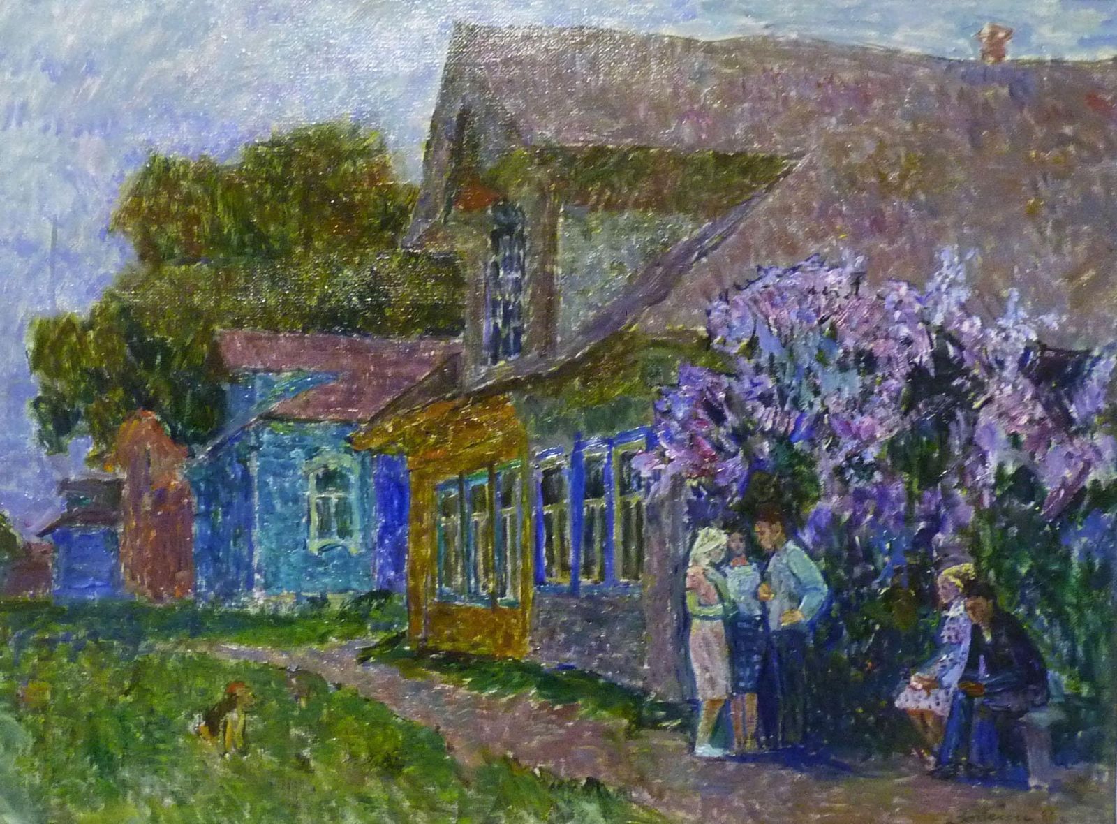 Vyacheslav Zabelin  Twilight,  Oil On Canvas, Cm. 80 X 60 19851985