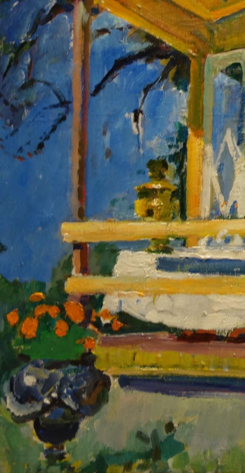 Gleb Savinov"Sunny Day In Dacia" Summer , Impressionist,  Cm. 55 X 65 Olio 19901990 photo 7000.0