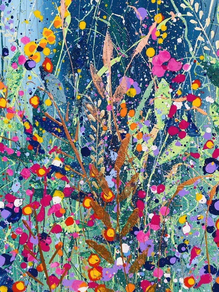 Phoebe..Hand Painted Original Acrylic Art On A Up Cycled Canvas 100cm X 80cm photo for sale