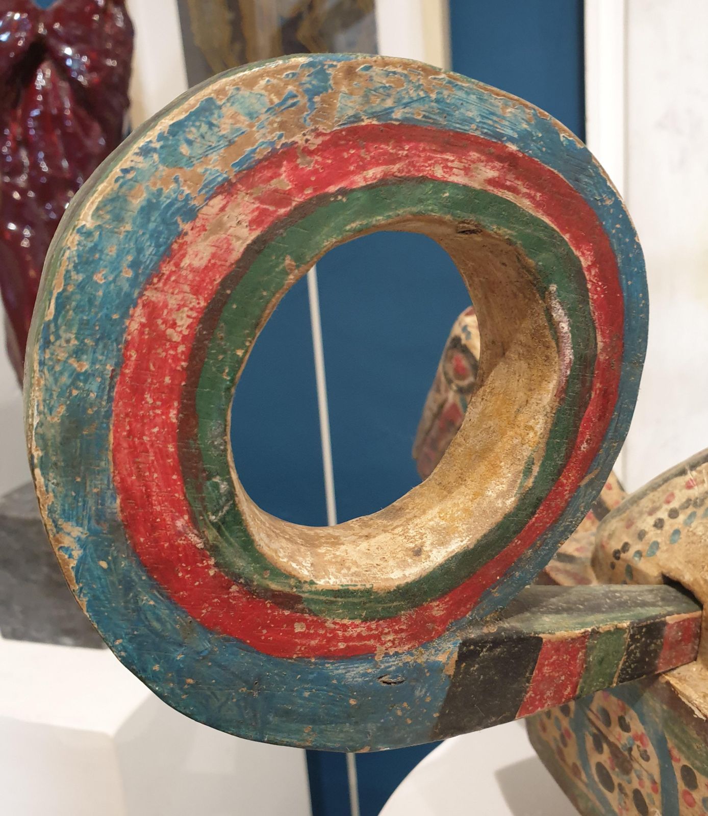 Ibibio Peoplekalao (Great Hornbill) Ibibio Wooden Sculpture, Nigeria. photo 1037.0