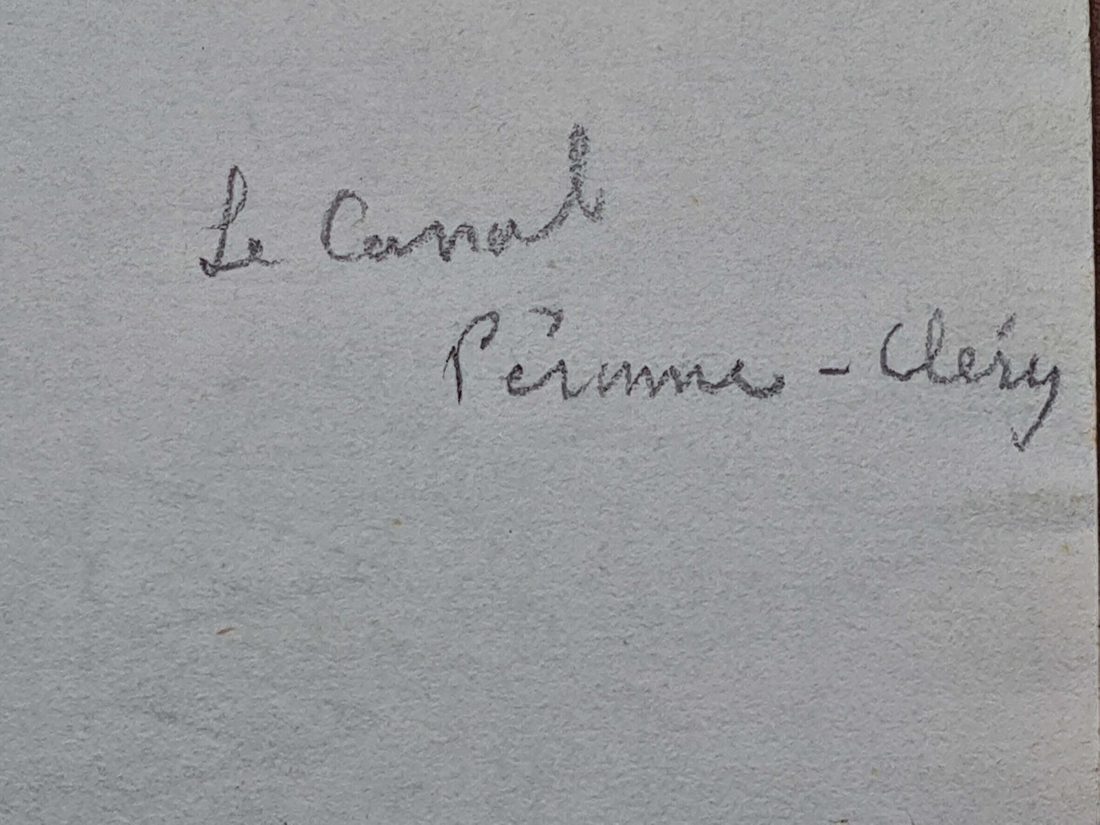 Henri Clamen1930s French Impressionist Watercolour Of Le Canal At Peronne Cléry photo 374.0