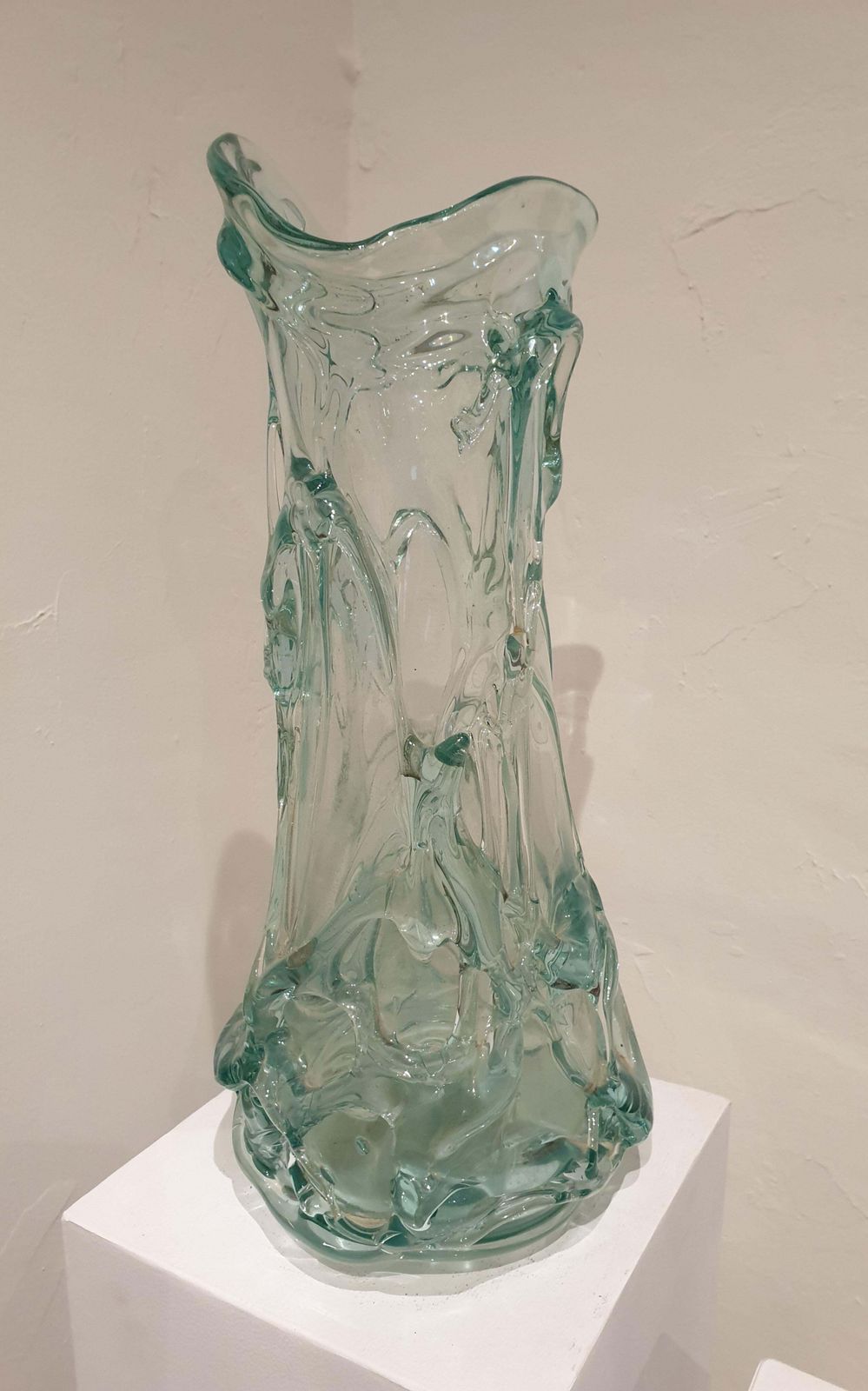 Olivier Guislarge Pair Of Signed Murano Glass Vases.Late 20th Century photo furniture
