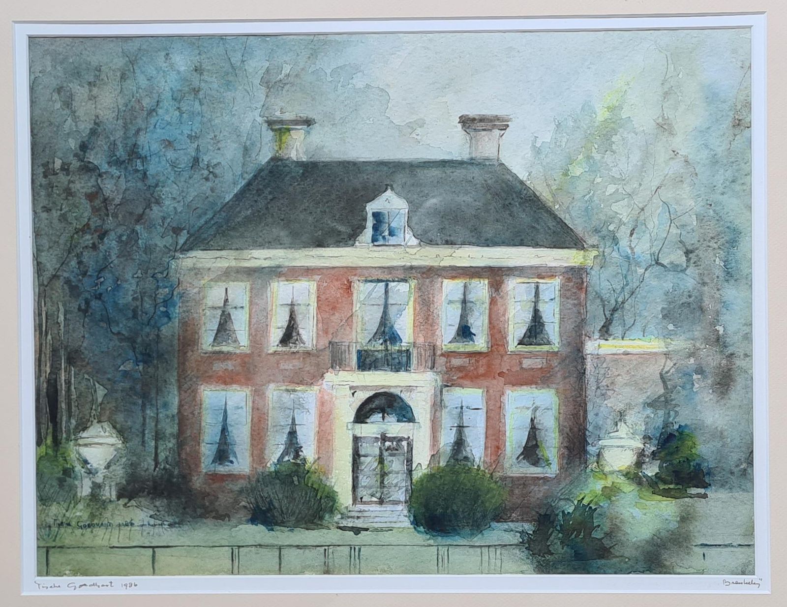 Tineke Goedhartgemeentehuis Breukelen, The Dutch House, Brooklyn, Breukelen1986 photo for sale