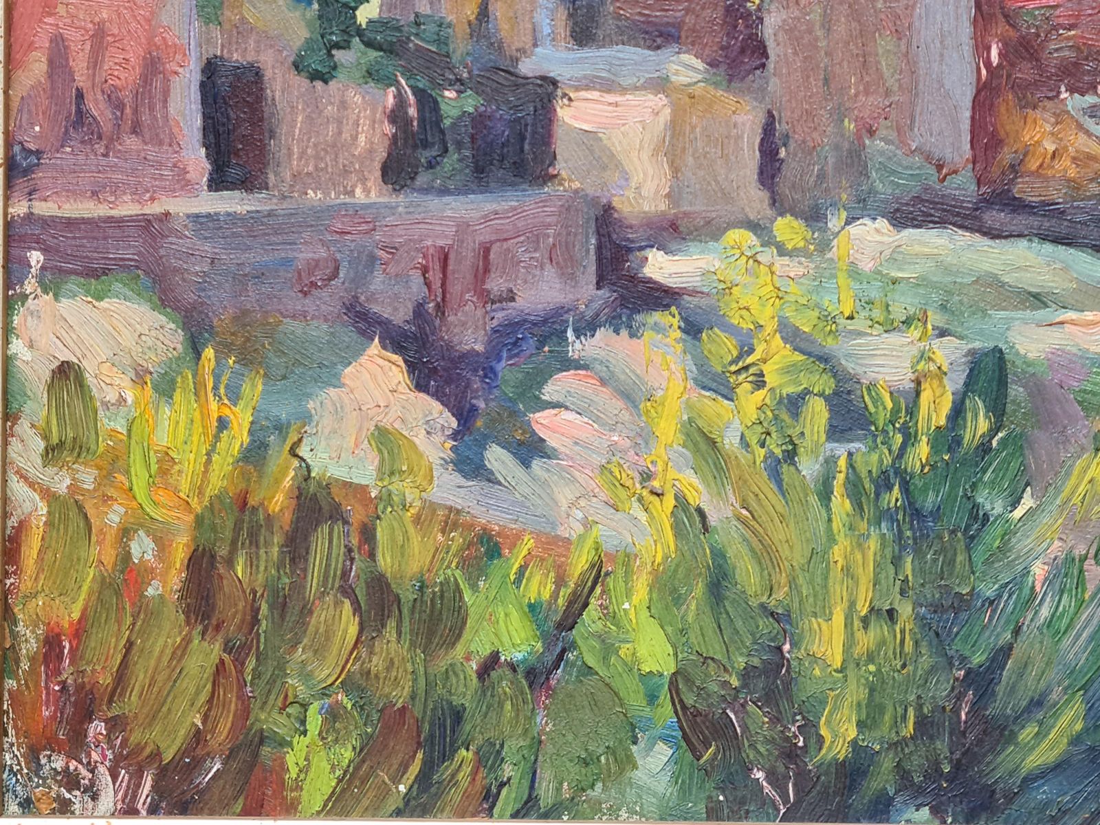 C Benaliimpressionist Seascape Of Cap Corse And The Ligurian Sea. Oil On Board.1954 photo buy