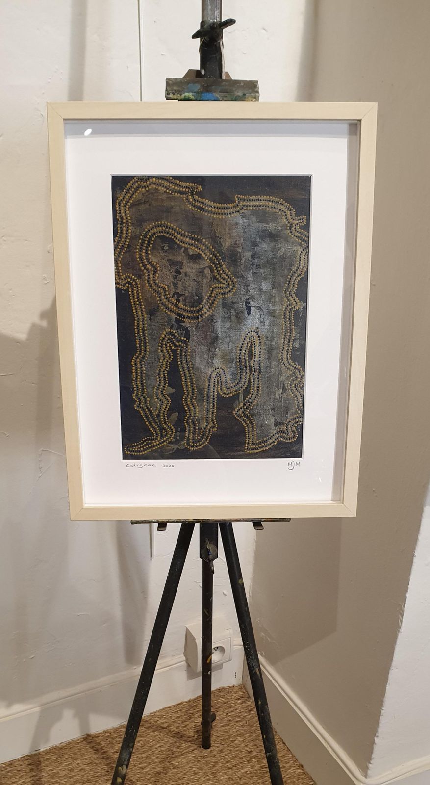 photo for sale Menno Moddermancontemporary Aboriginal Inspired Abstract. Acrylic On Linen On Card.2020
