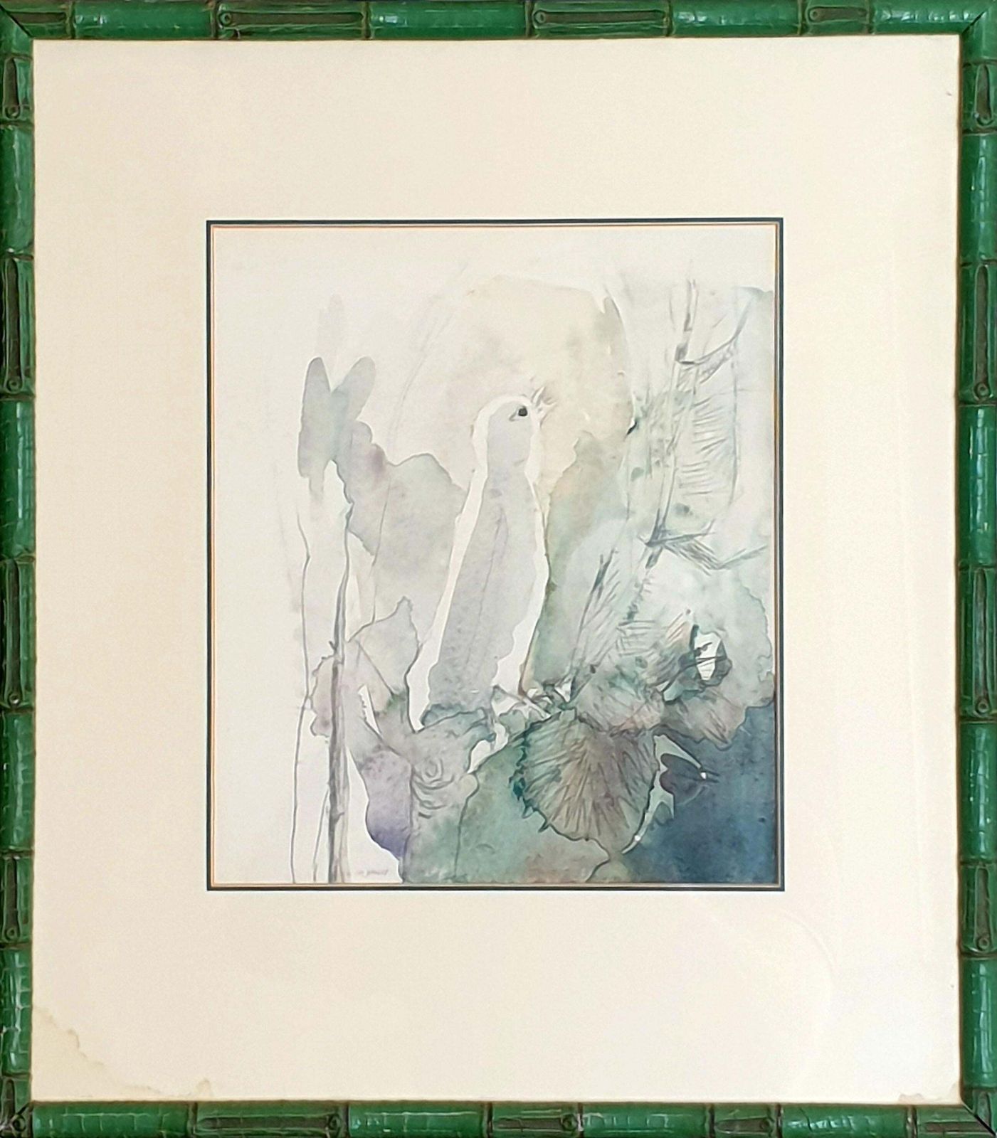 Ivy Baileymid Century Watercolour On Paper Of A Songbird. 'Ephemeral Songster'1936 photo for sale